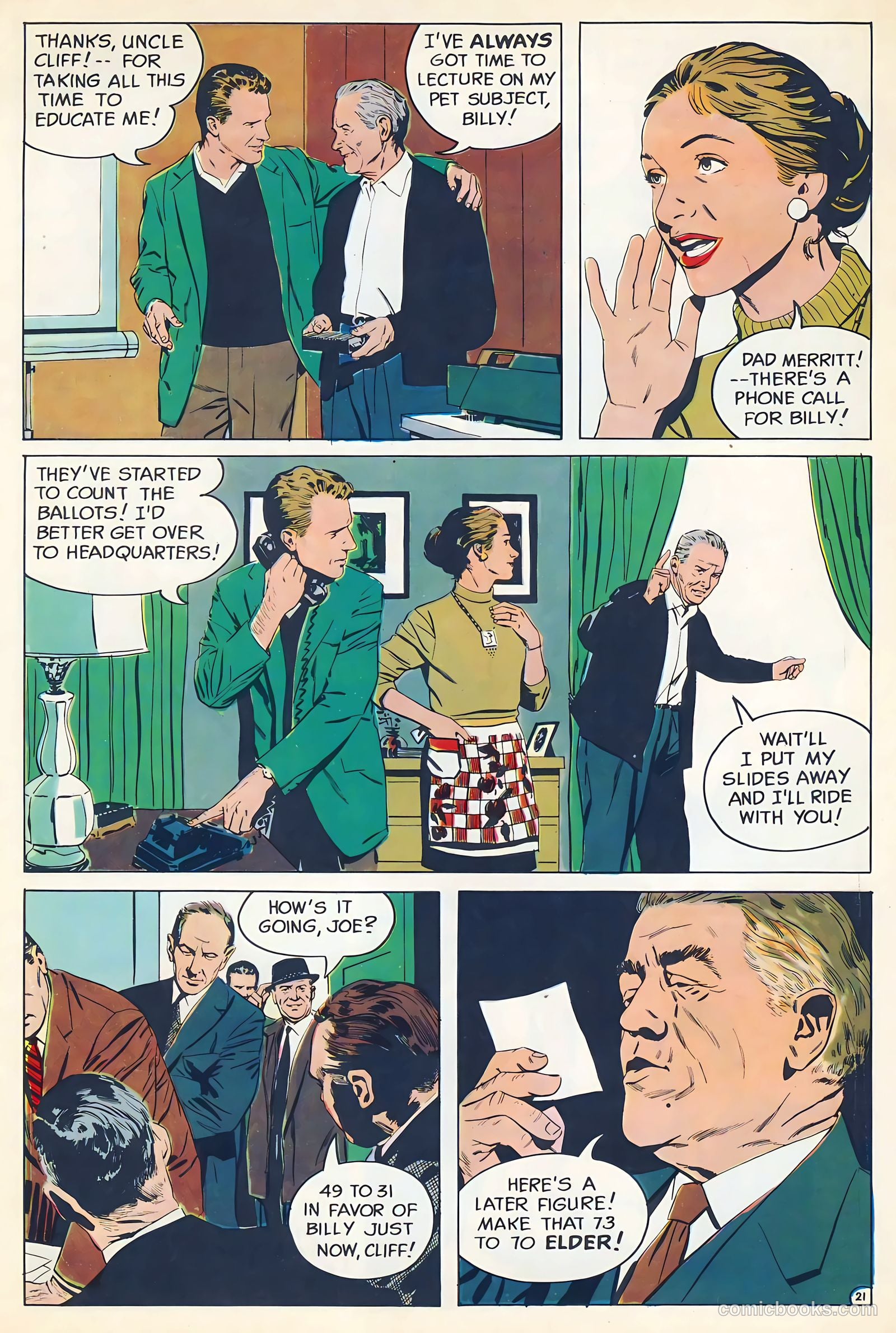 Cliff Merritt and the Very Candid Candidate #nn (1968) — page 23 of 28