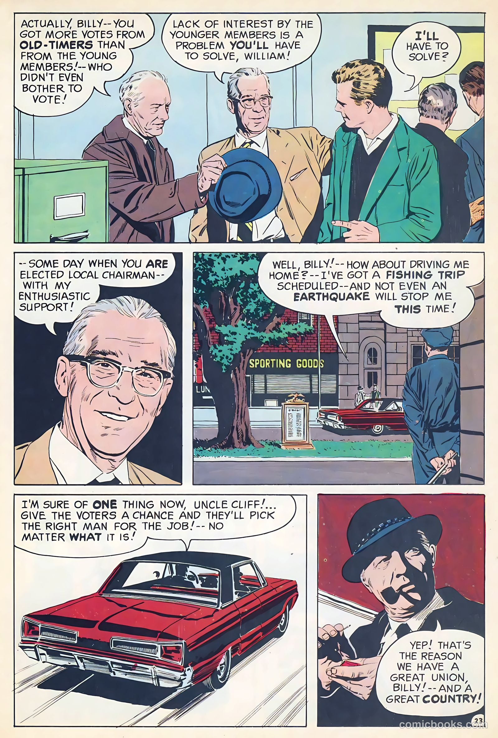 Cliff Merritt and the Very Candid Candidate #nn (1968) — page 25 of 28