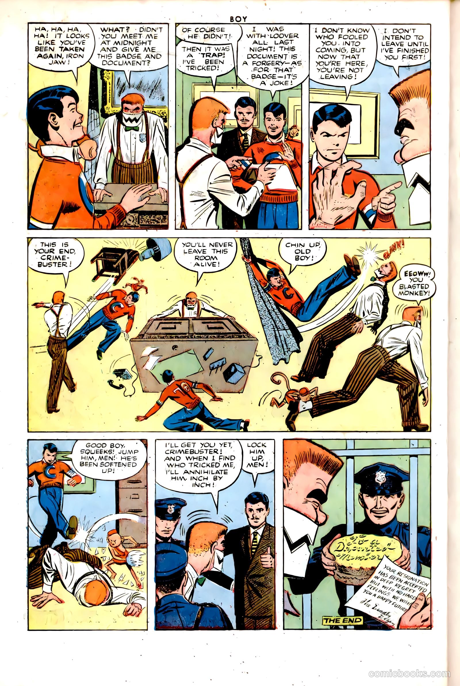 Boy Comics #81 (1950) — page 32 of 36