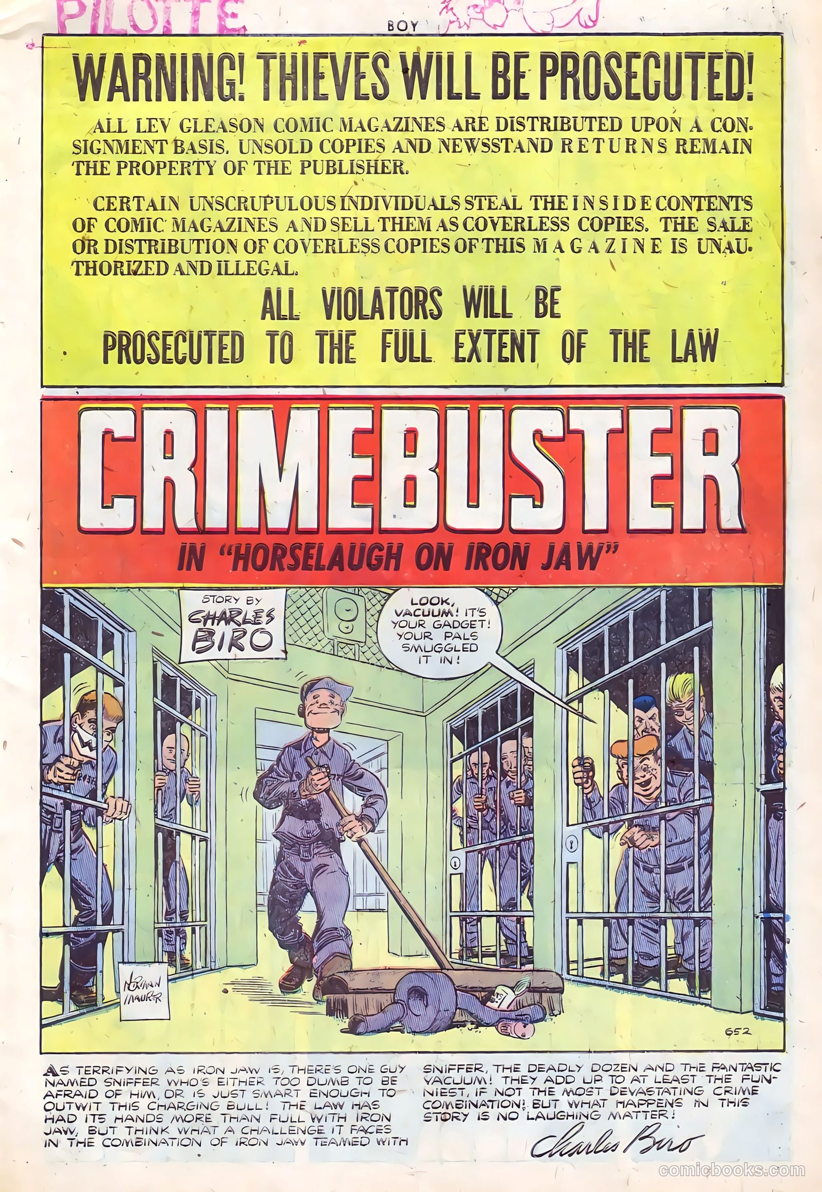 Boy Comics #83 (1950) — page 3 of 36