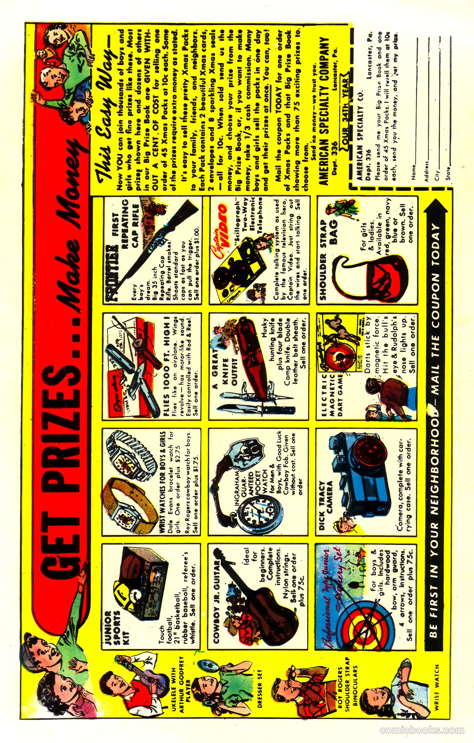 Boy Comics #83 (1950) — page 36 of 36