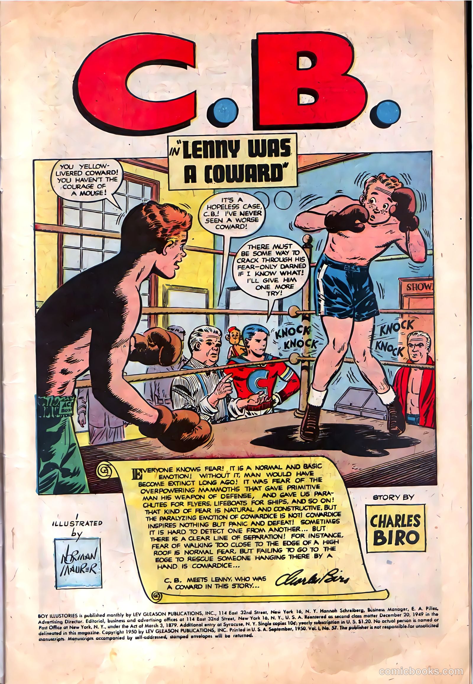 Boy Comics #57 (1950) — page 3 of 48