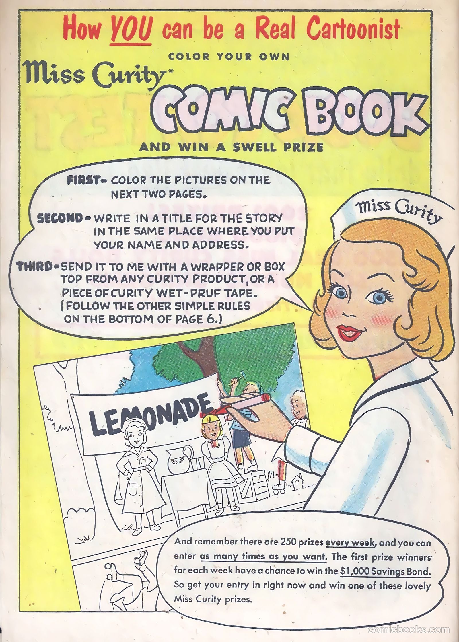 Miss Curity Comic Book #nn (1953) — page 4 of 16