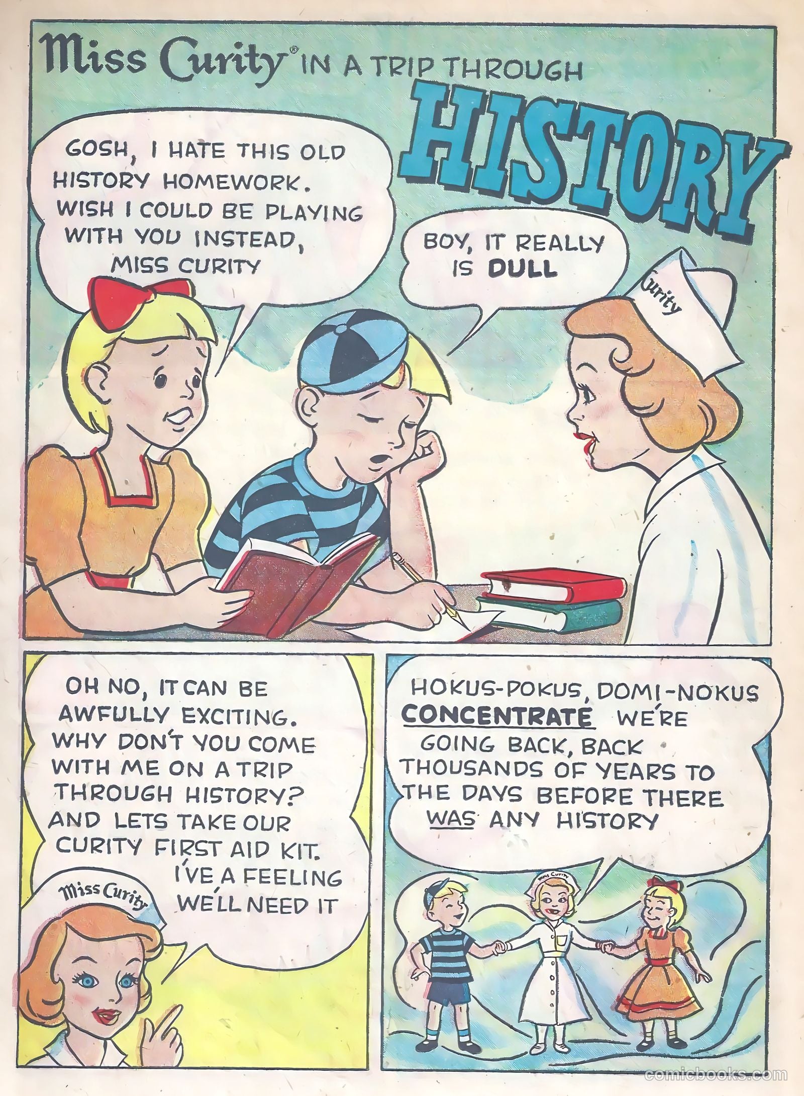 Miss Curity Comic Book #nn (1953) — page 10 of 16