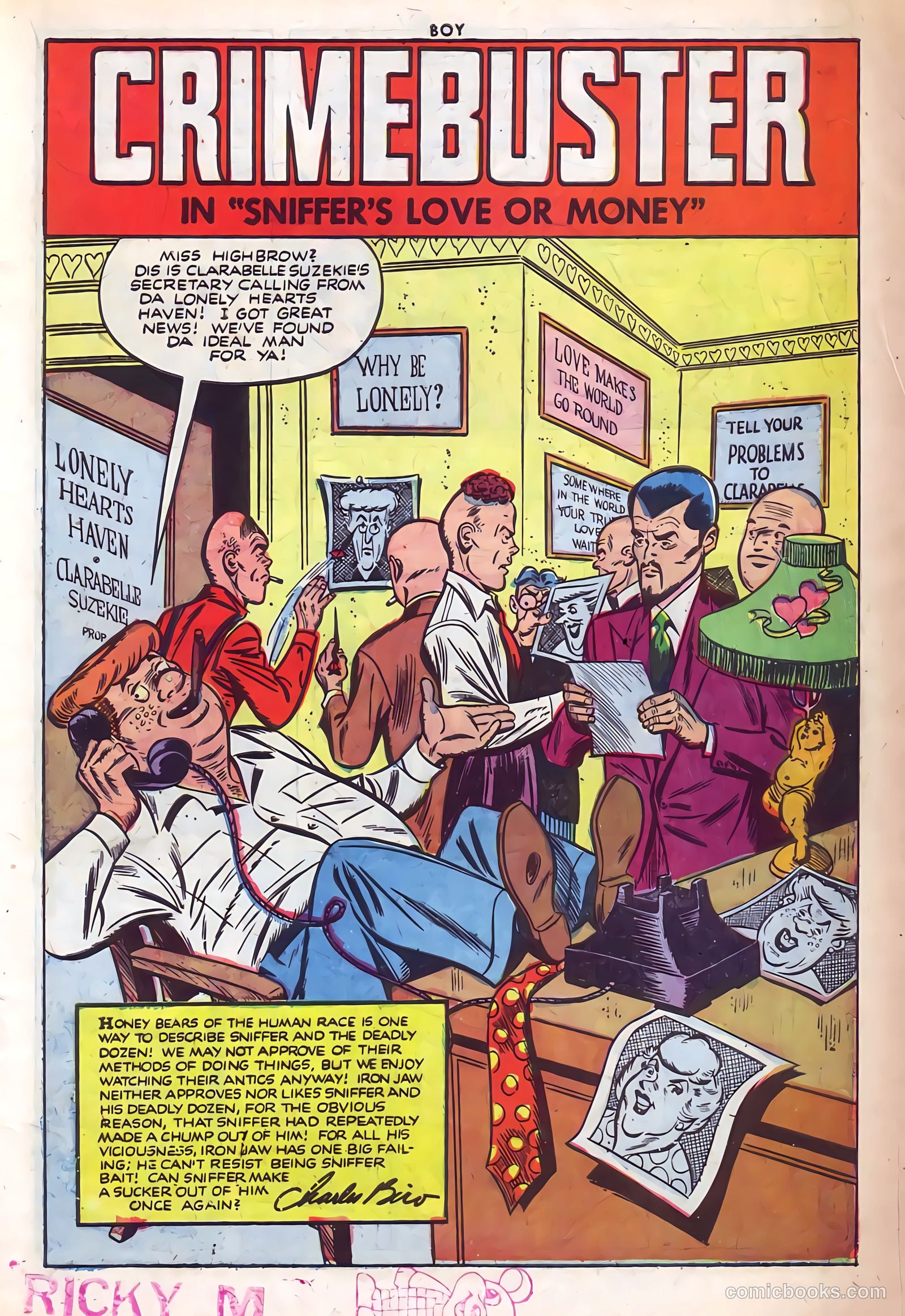 Boy Comics #85 (1950) — page 3 of 36
