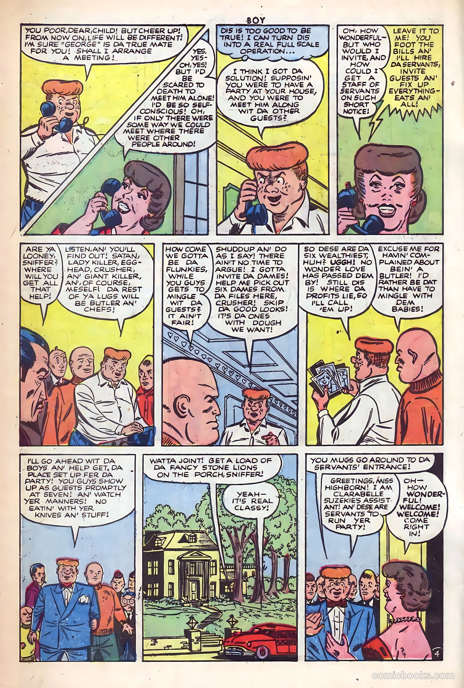 Boy Comics #85 (1950) — page 6 of 36