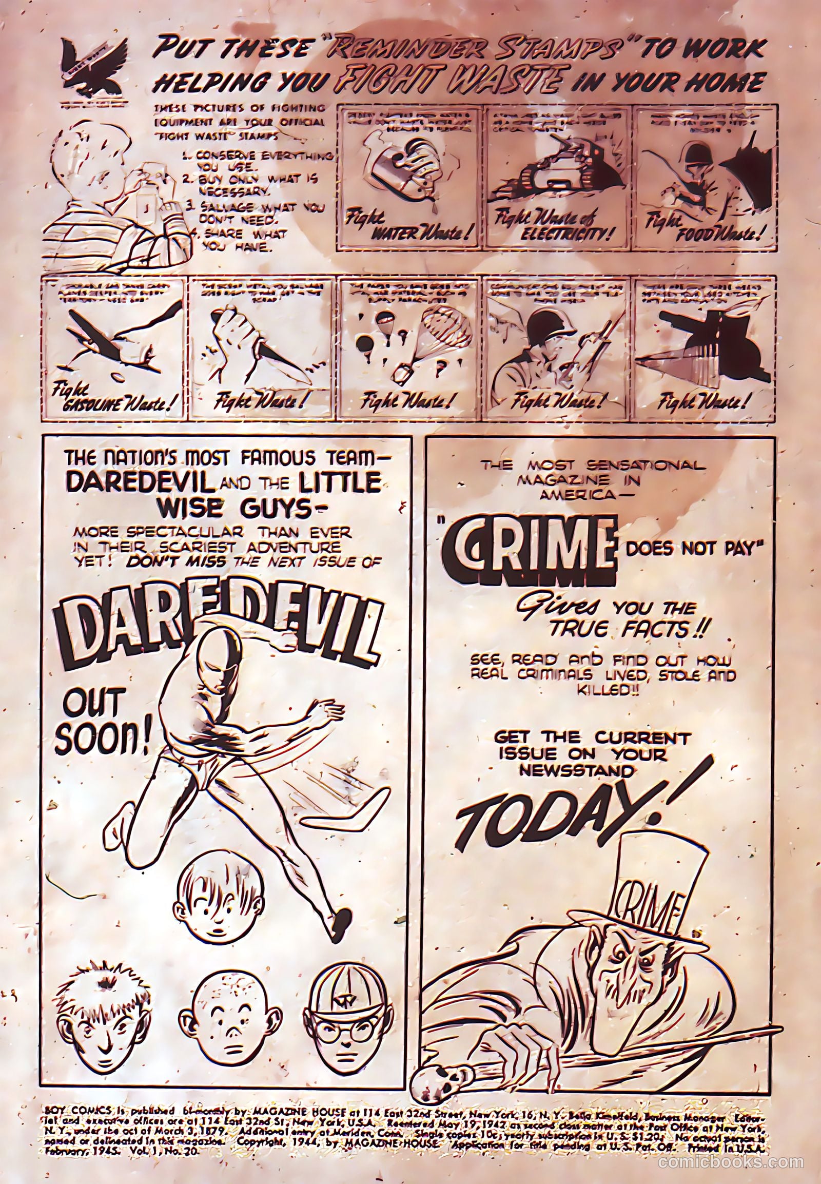 Boy Comics #20 (1950) — page 2 of 52