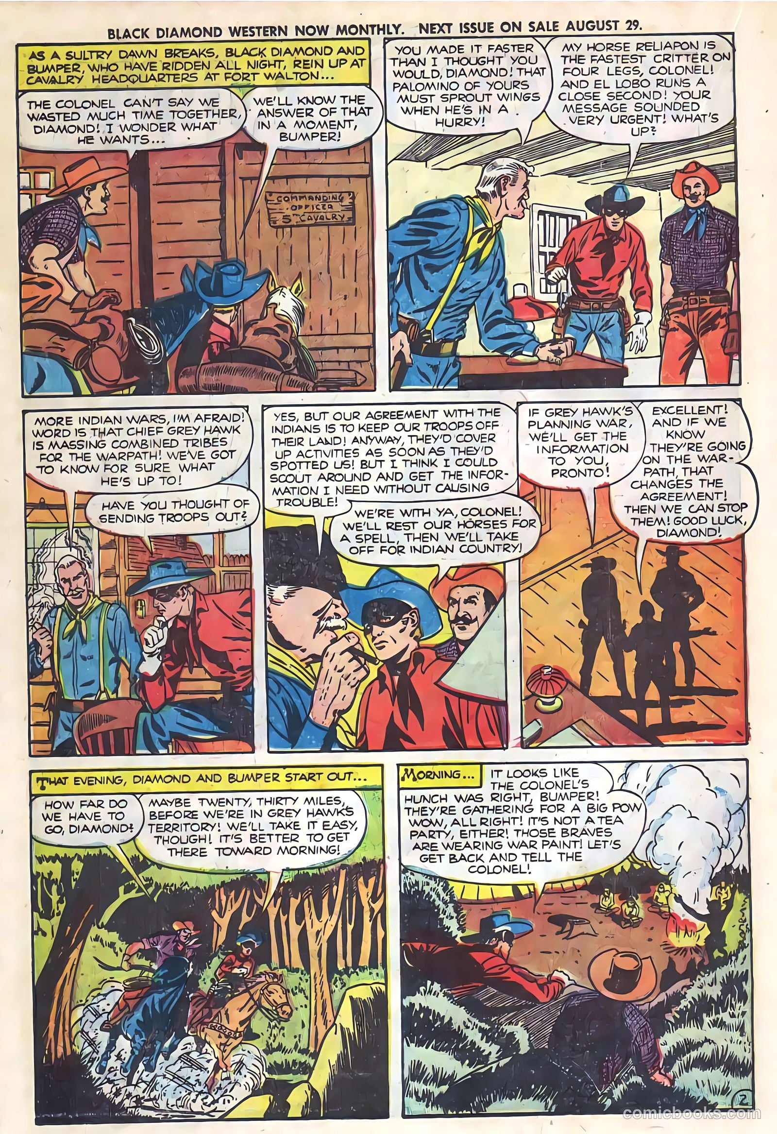 Black Diamond Western #27 (1949) — page 34 of 53