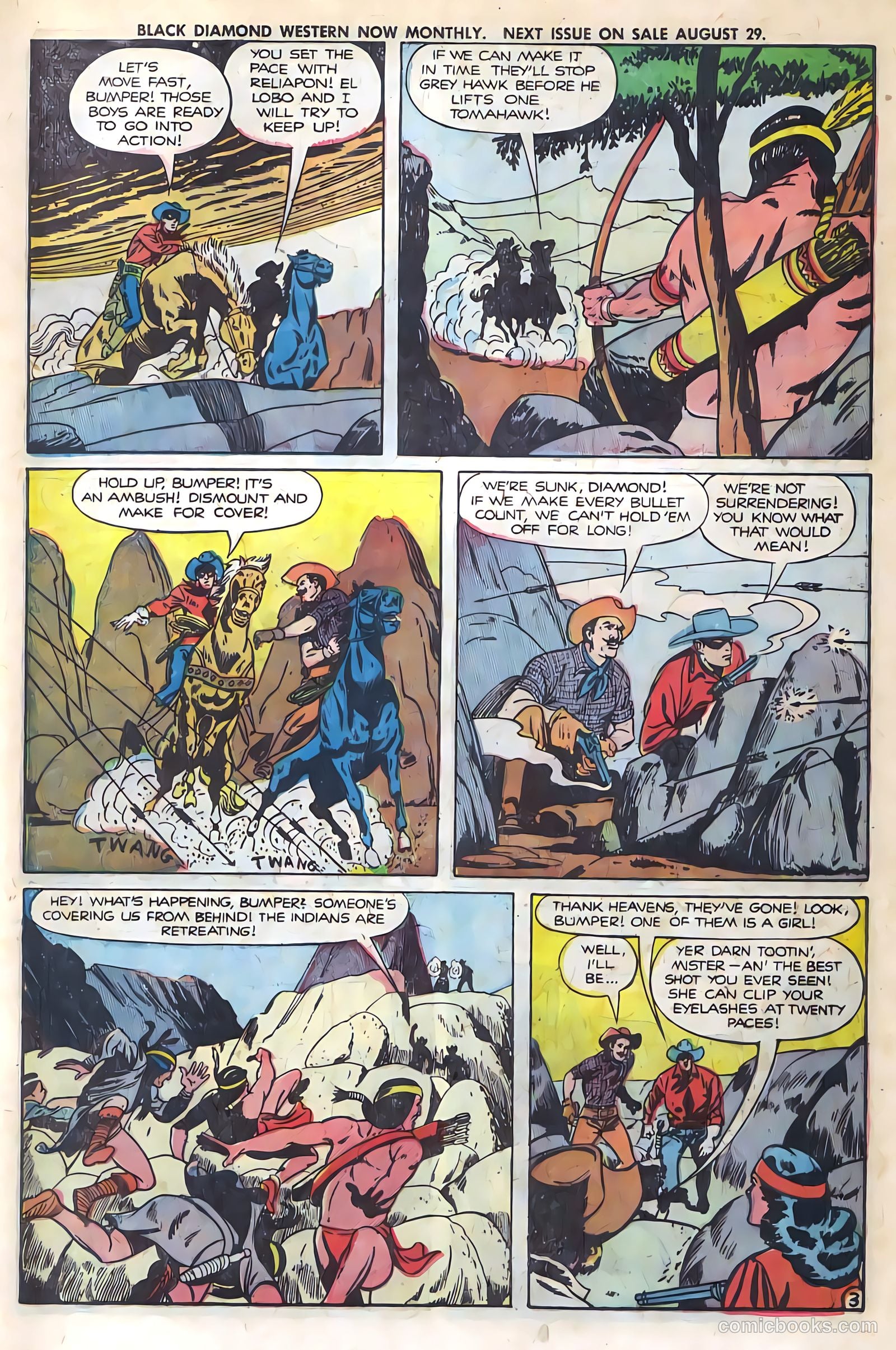 Black Diamond Western #27 (1949) — page 35 of 53