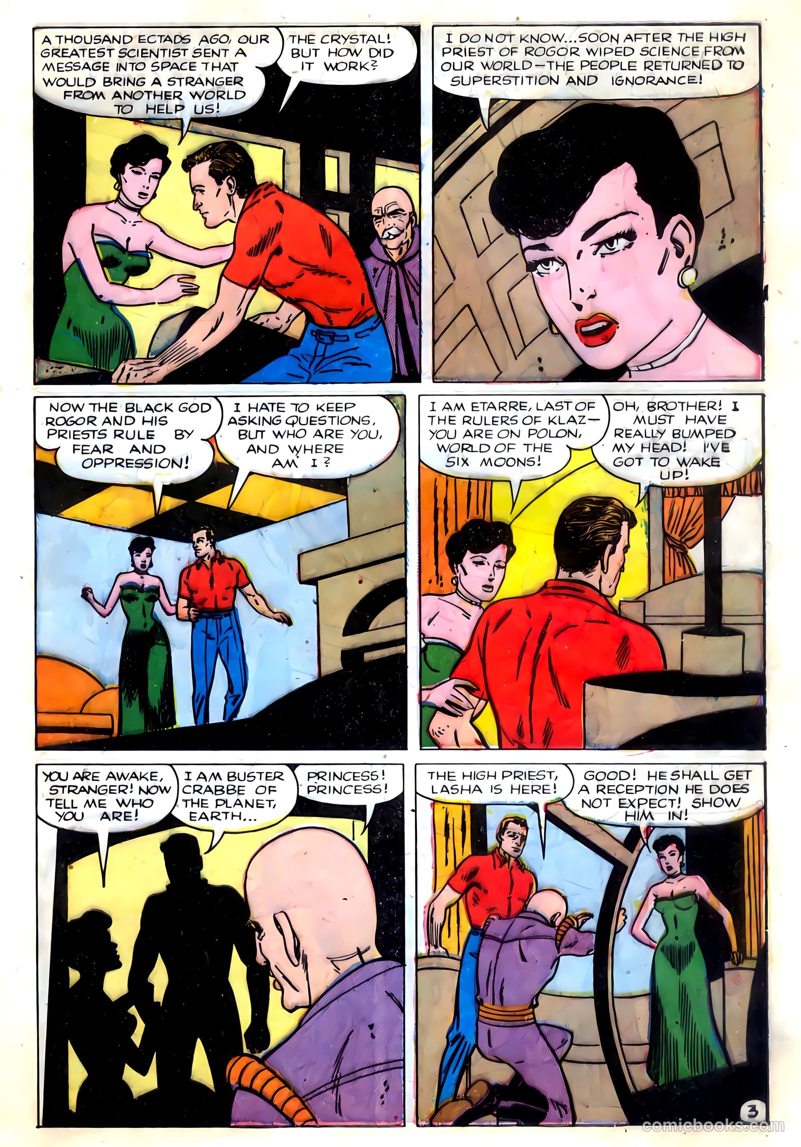 The Amazing Adventures of Buster Crabbe #4 (1955) — page 5 of 36