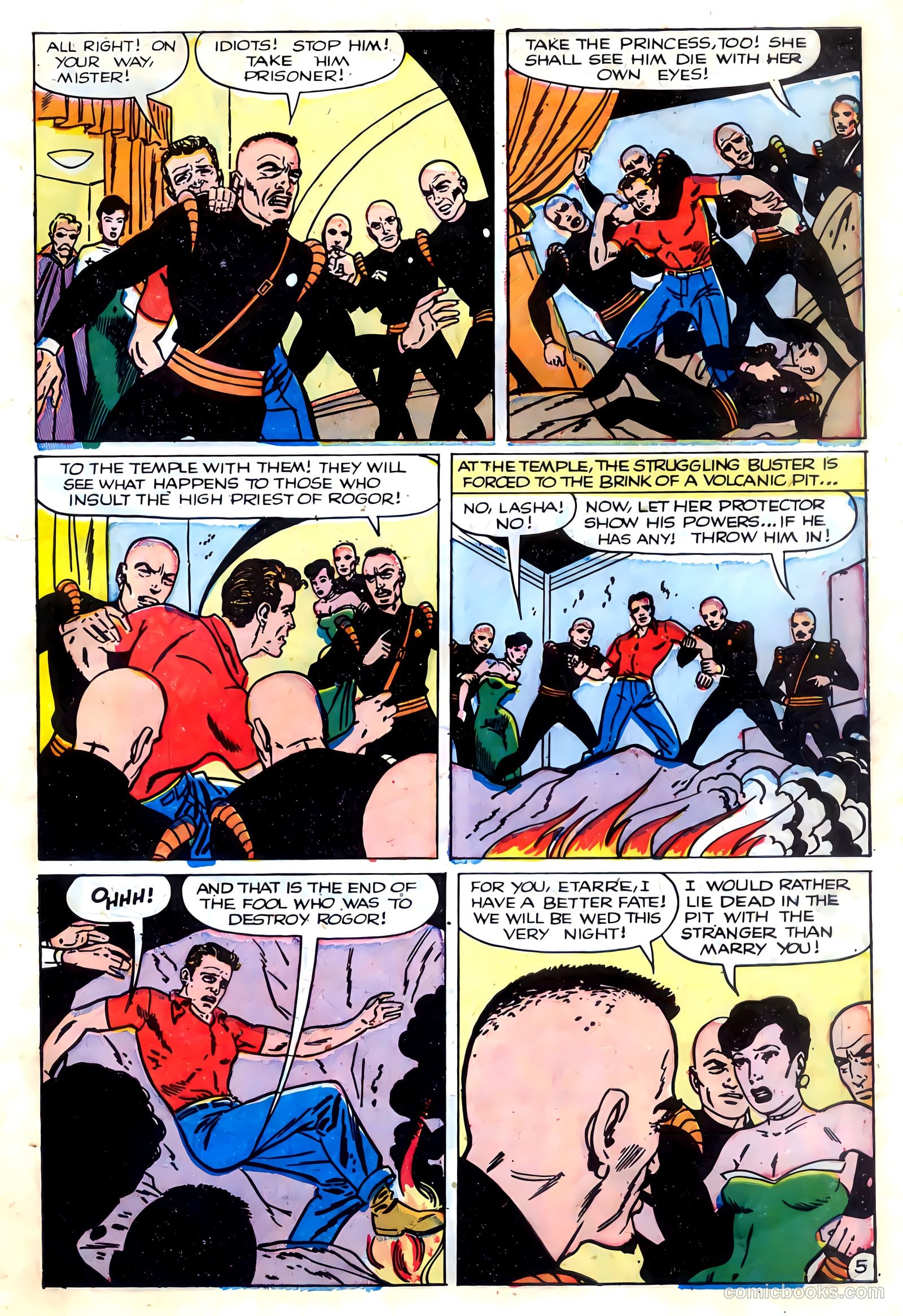 The Amazing Adventures of Buster Crabbe #4 (1955) — page 7 of 36
