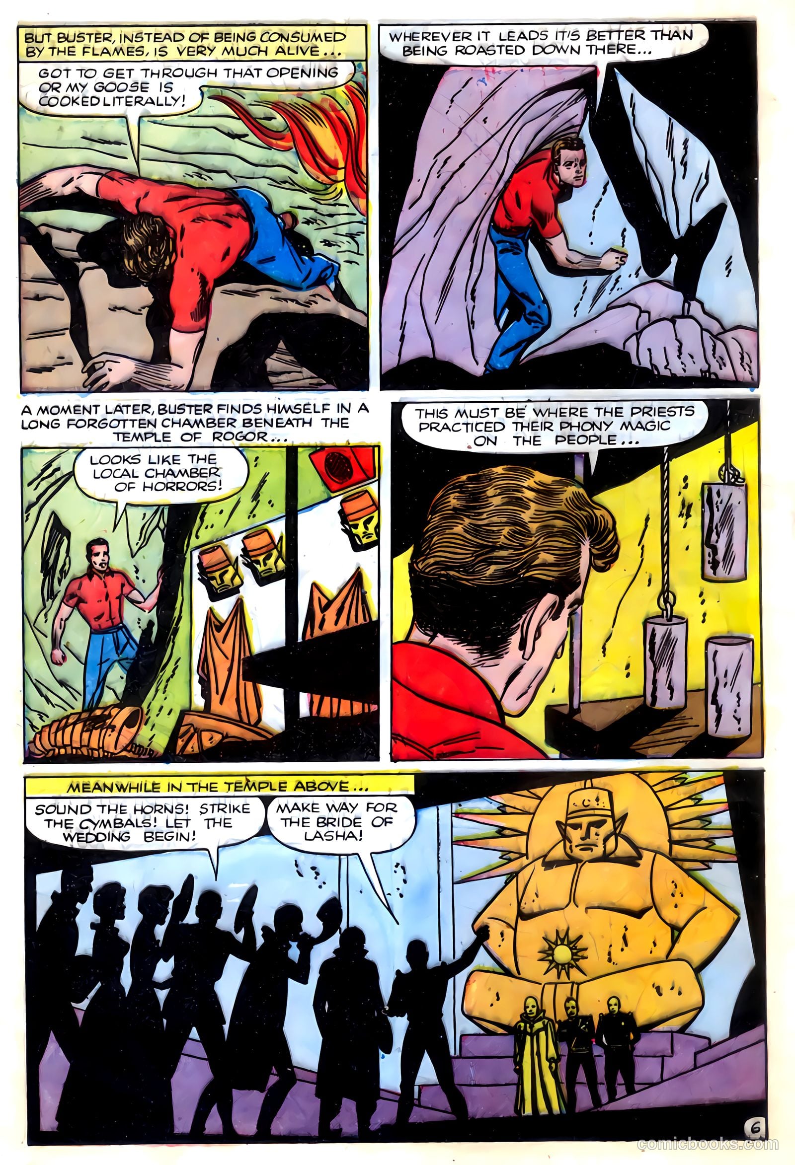 The Amazing Adventures of Buster Crabbe #4 (1955) — page 8 of 36