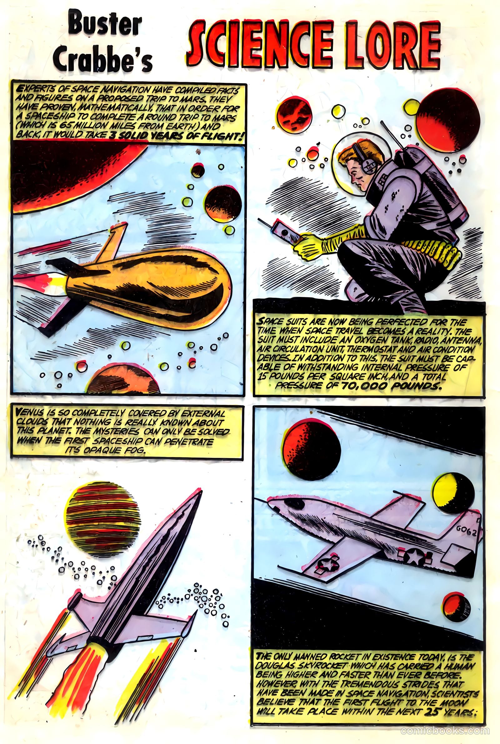 The Amazing Adventures of Buster Crabbe #4 (1955) — page 12 of 36