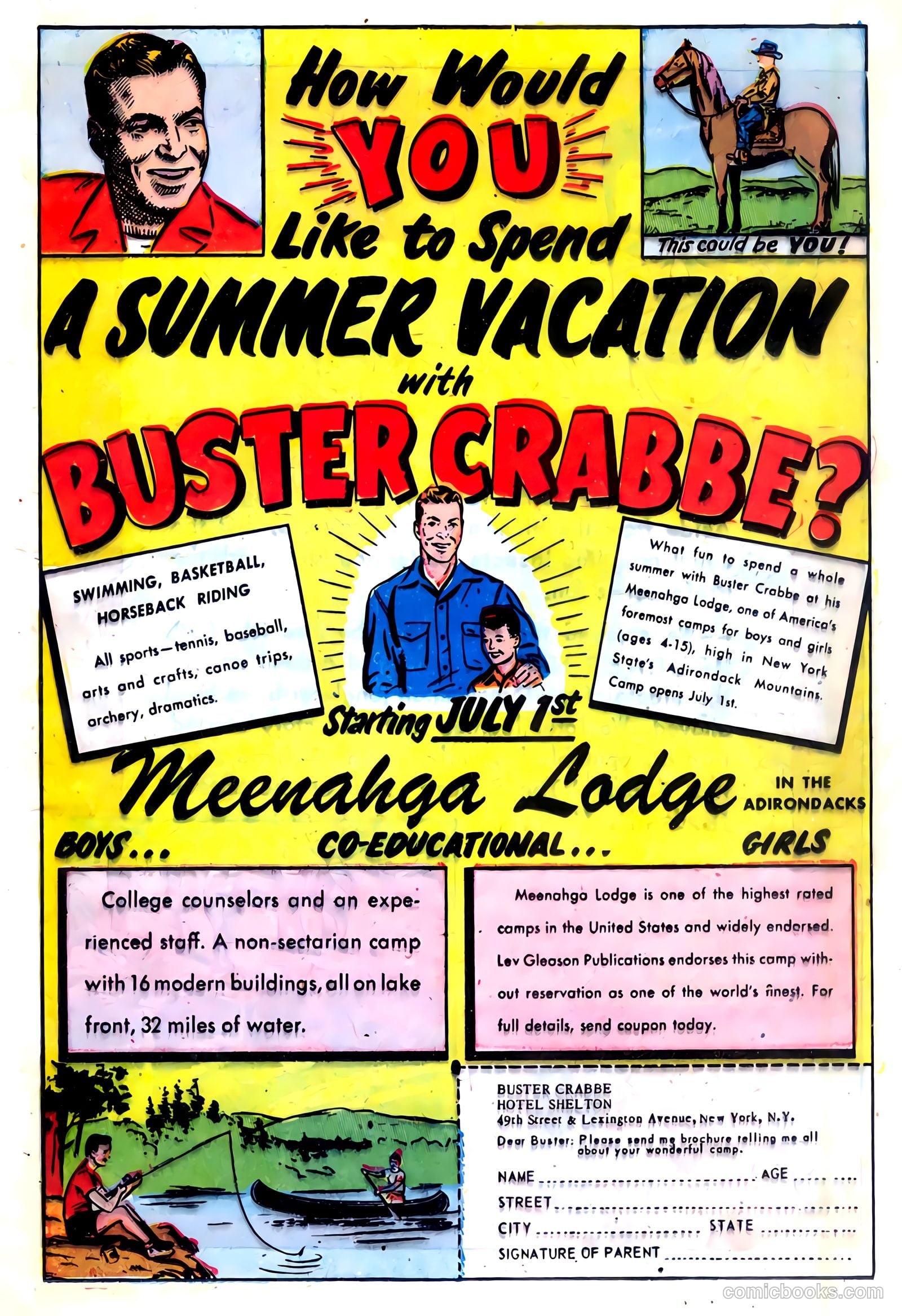 The Amazing Adventures of Buster Crabbe #4 (1955) — page 13 of 36
