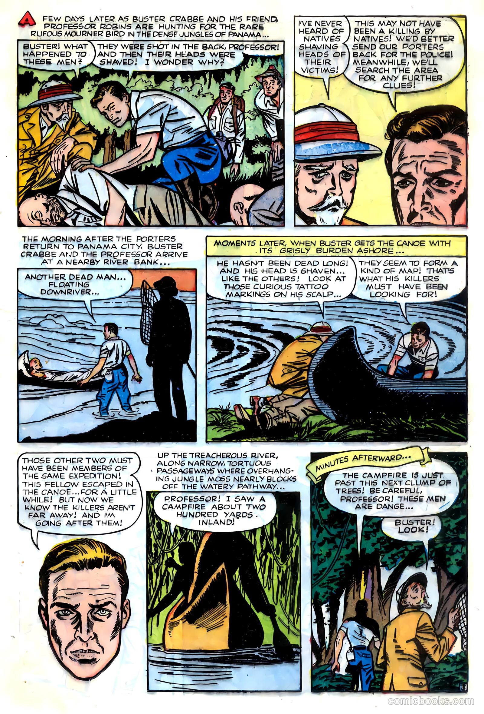 The Amazing Adventures of Buster Crabbe #4 (1955) — page 17 of 36