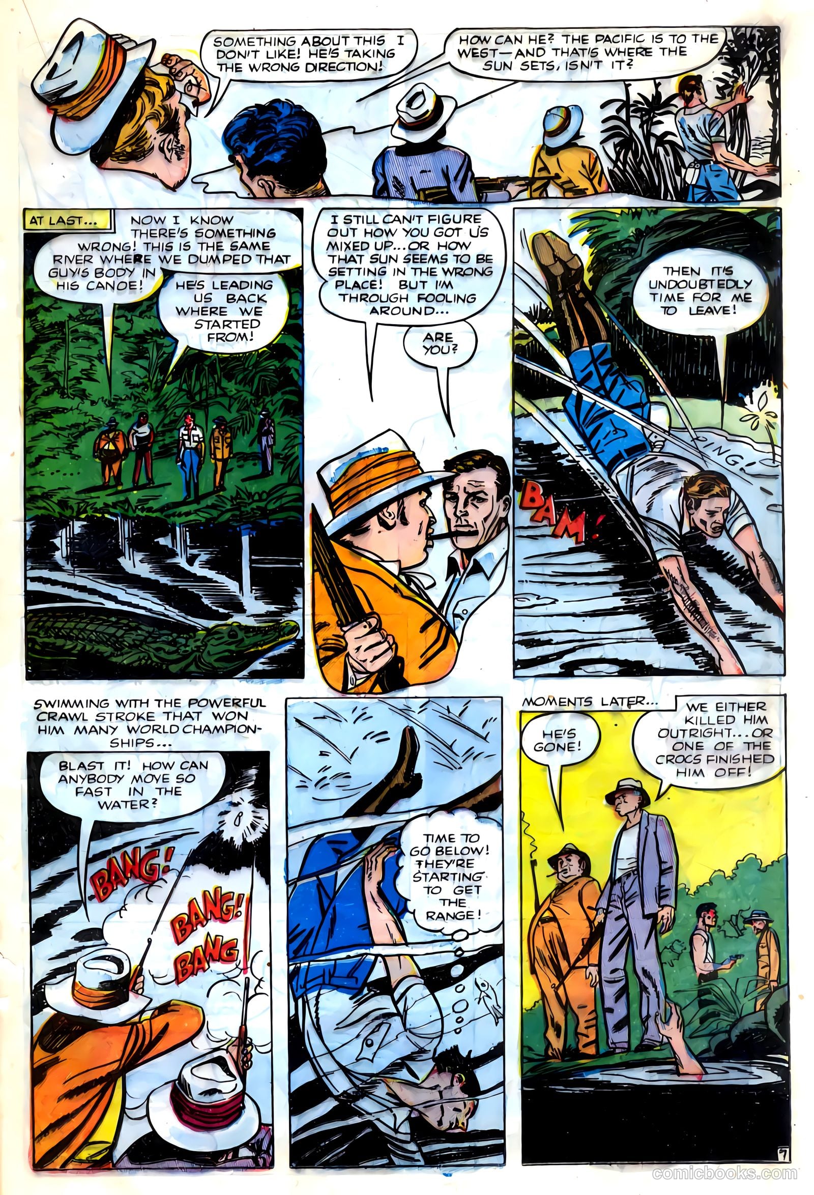 The Amazing Adventures of Buster Crabbe #4 (1955) — page 21 of 36