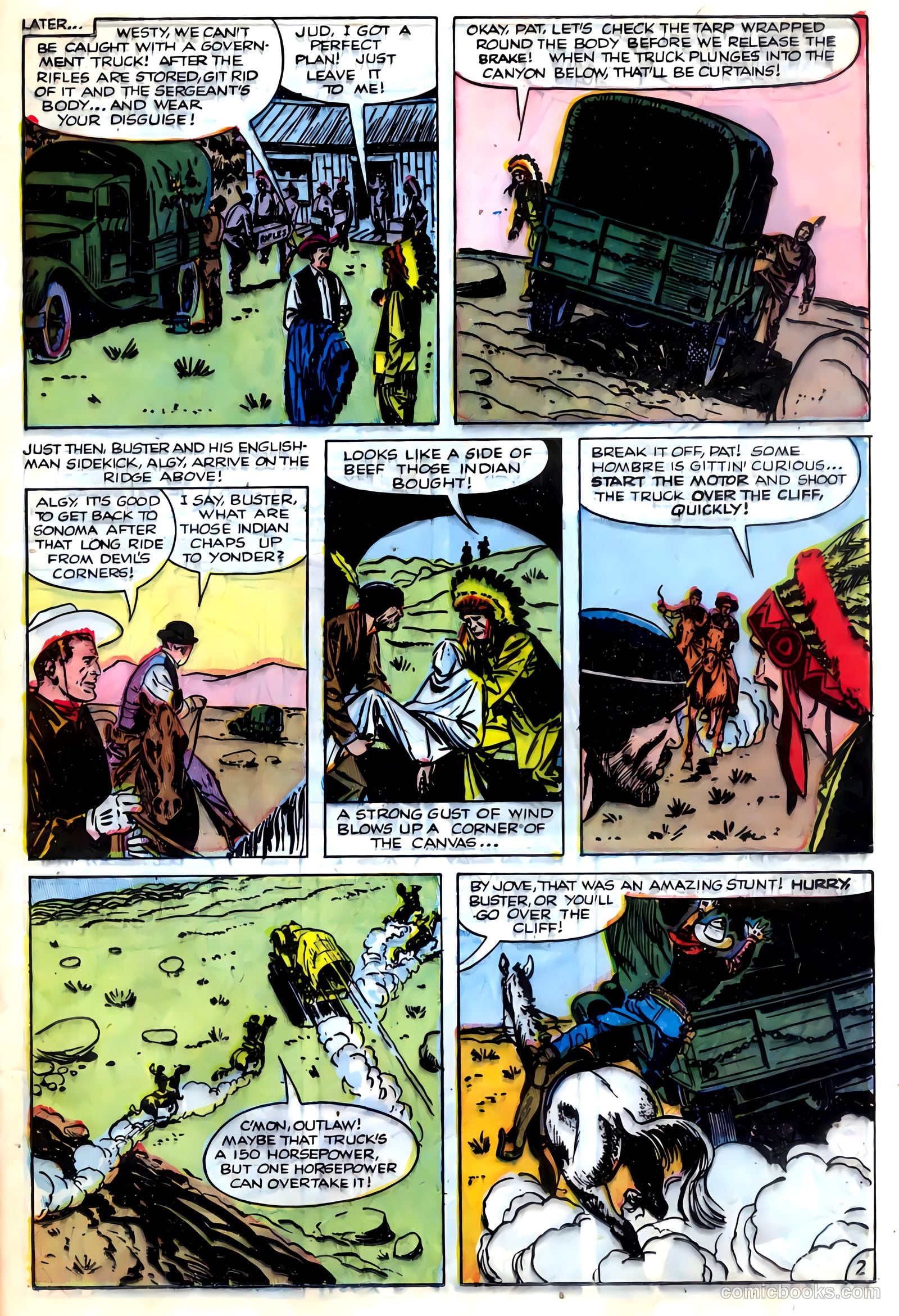 The Amazing Adventures of Buster Crabbe #4 (1955) — page 25 of 36