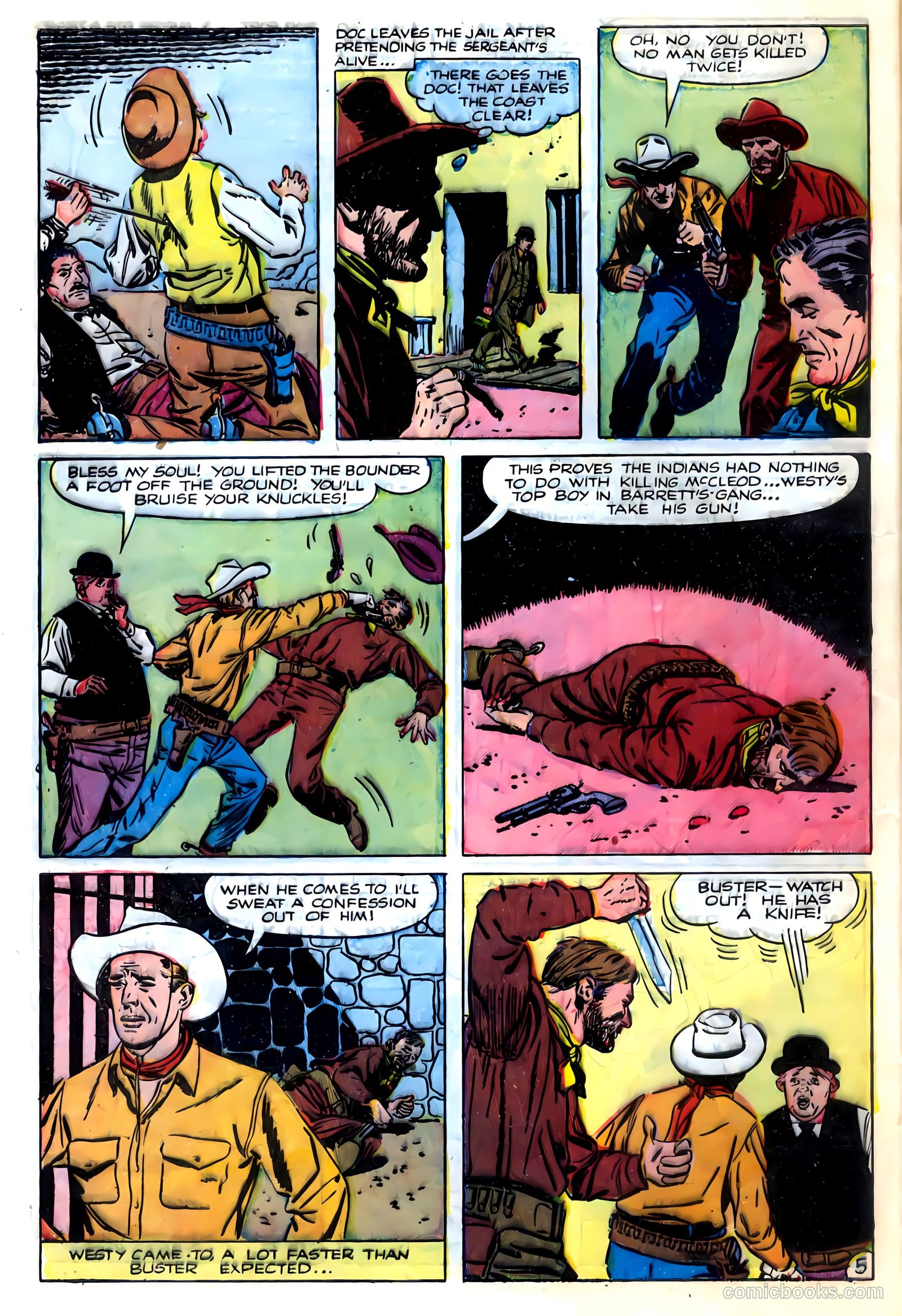 The Amazing Adventures of Buster Crabbe #4 (1955) — page 28 of 36