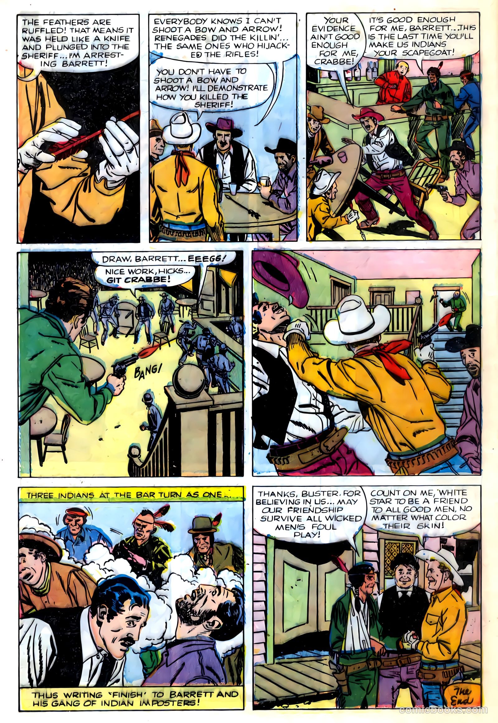 The Amazing Adventures of Buster Crabbe #4 (1955) — page 32 of 36