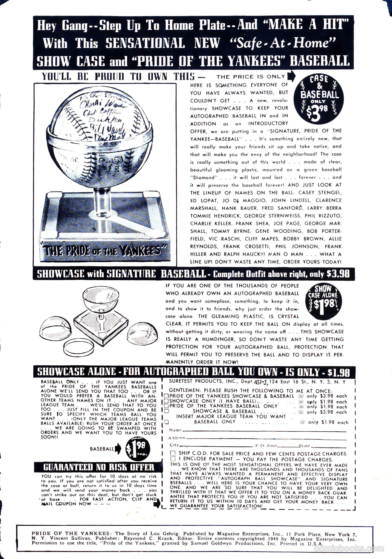 Pride of the Yankees #nn (1949) — page 2 of 36