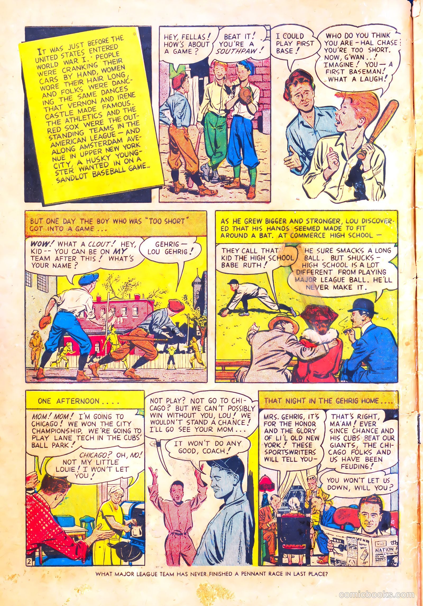 Pride of the Yankees #nn (1949) — page 4 of 36
