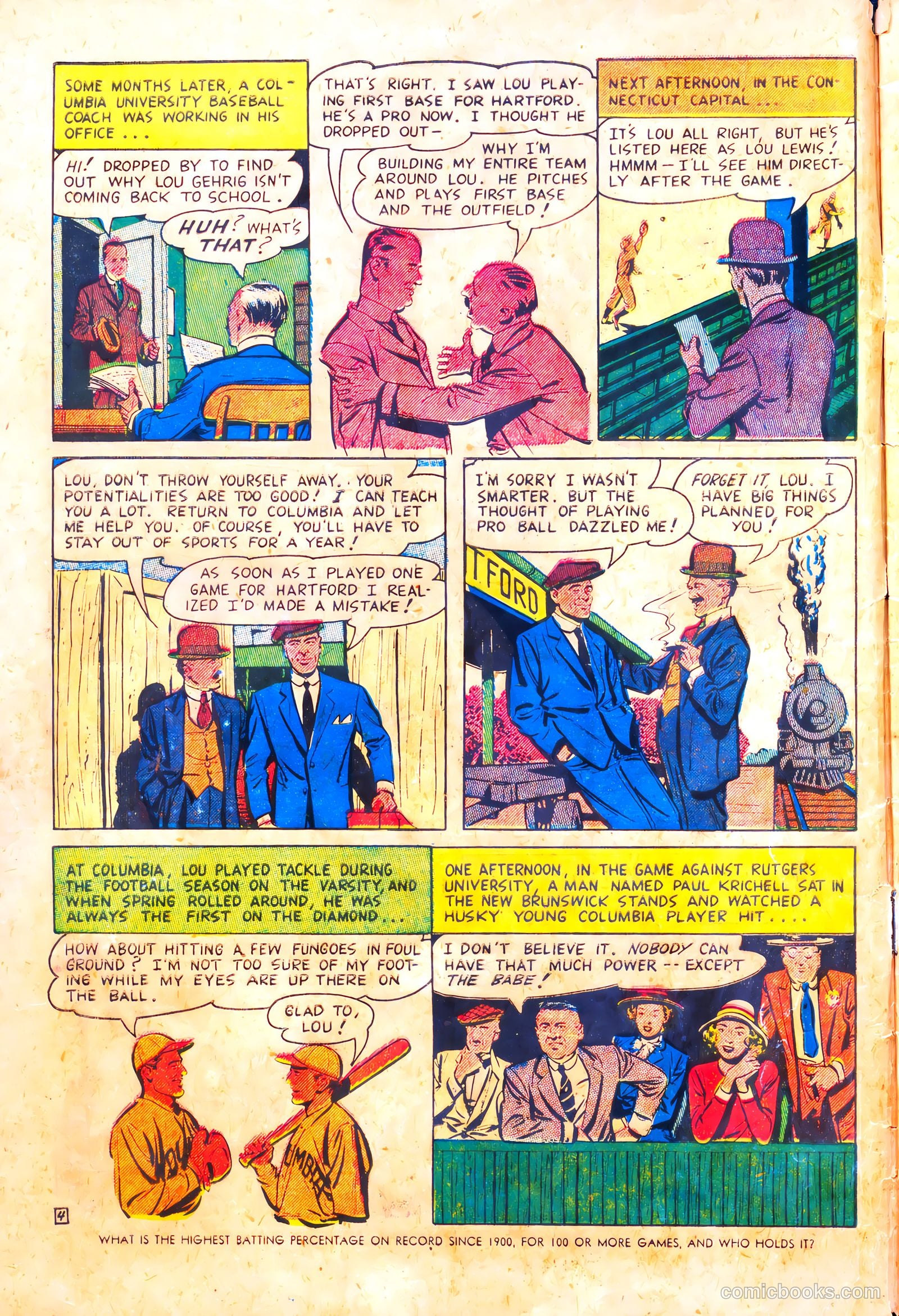 Pride of the Yankees #nn (1949) — page 6 of 36