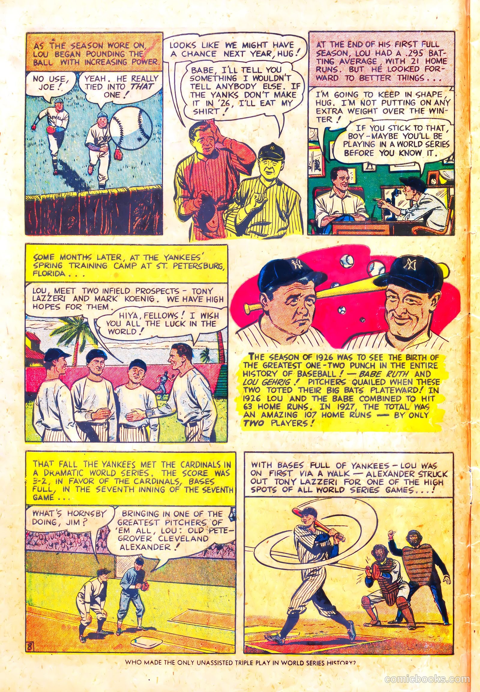 Pride of the Yankees #nn (1949) — page 10 of 36