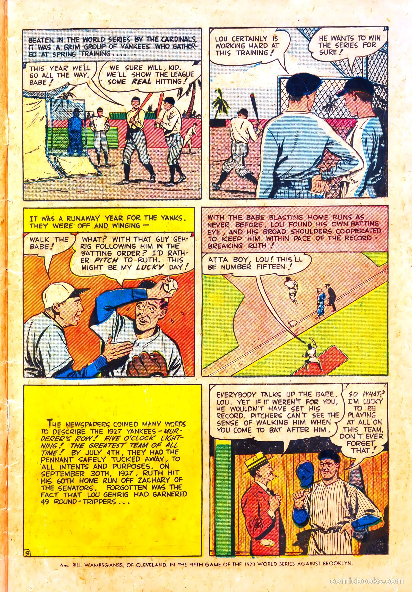 Pride of the Yankees #nn (1949) — page 11 of 36