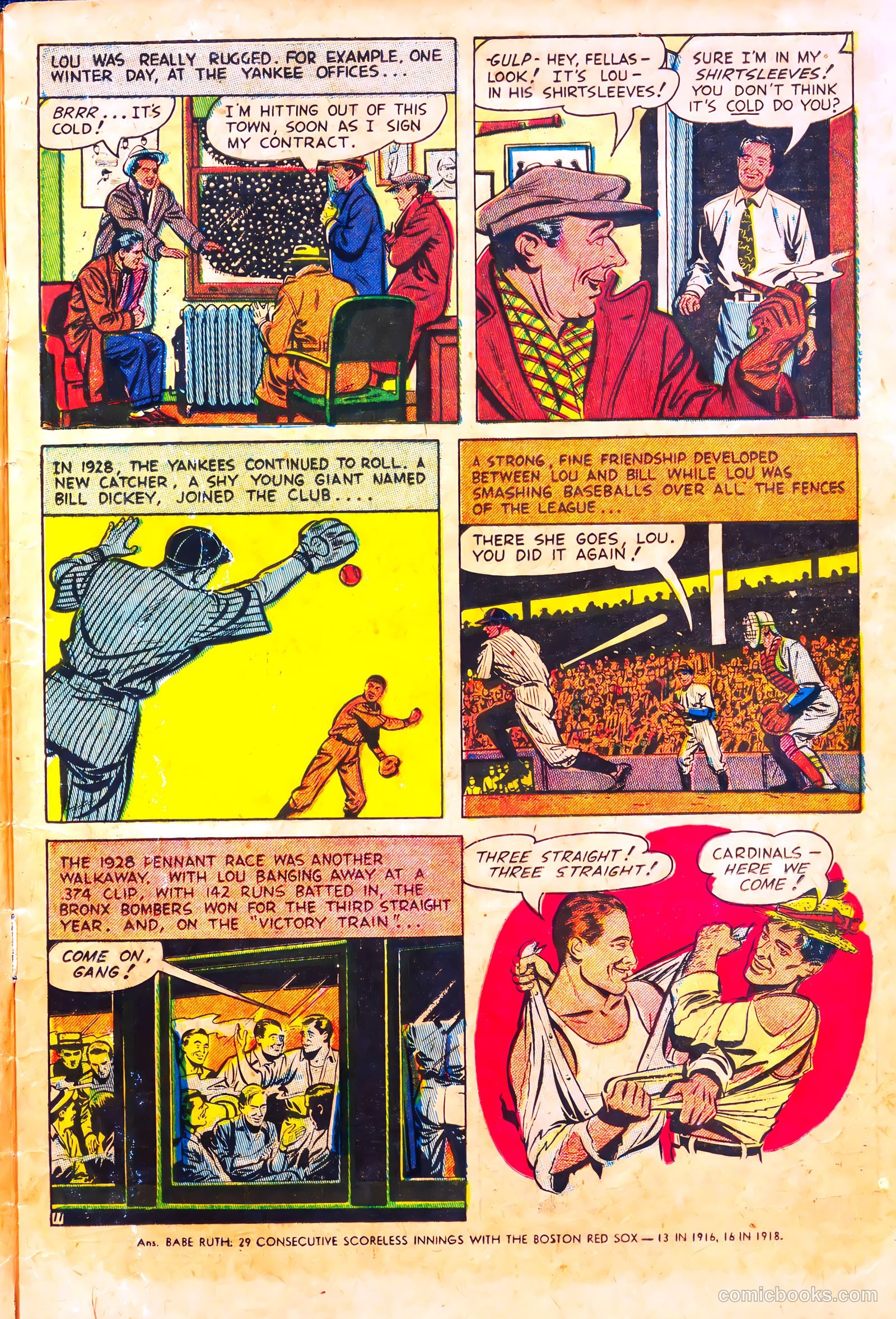 Pride of the Yankees #nn (1949) — page 13 of 36
