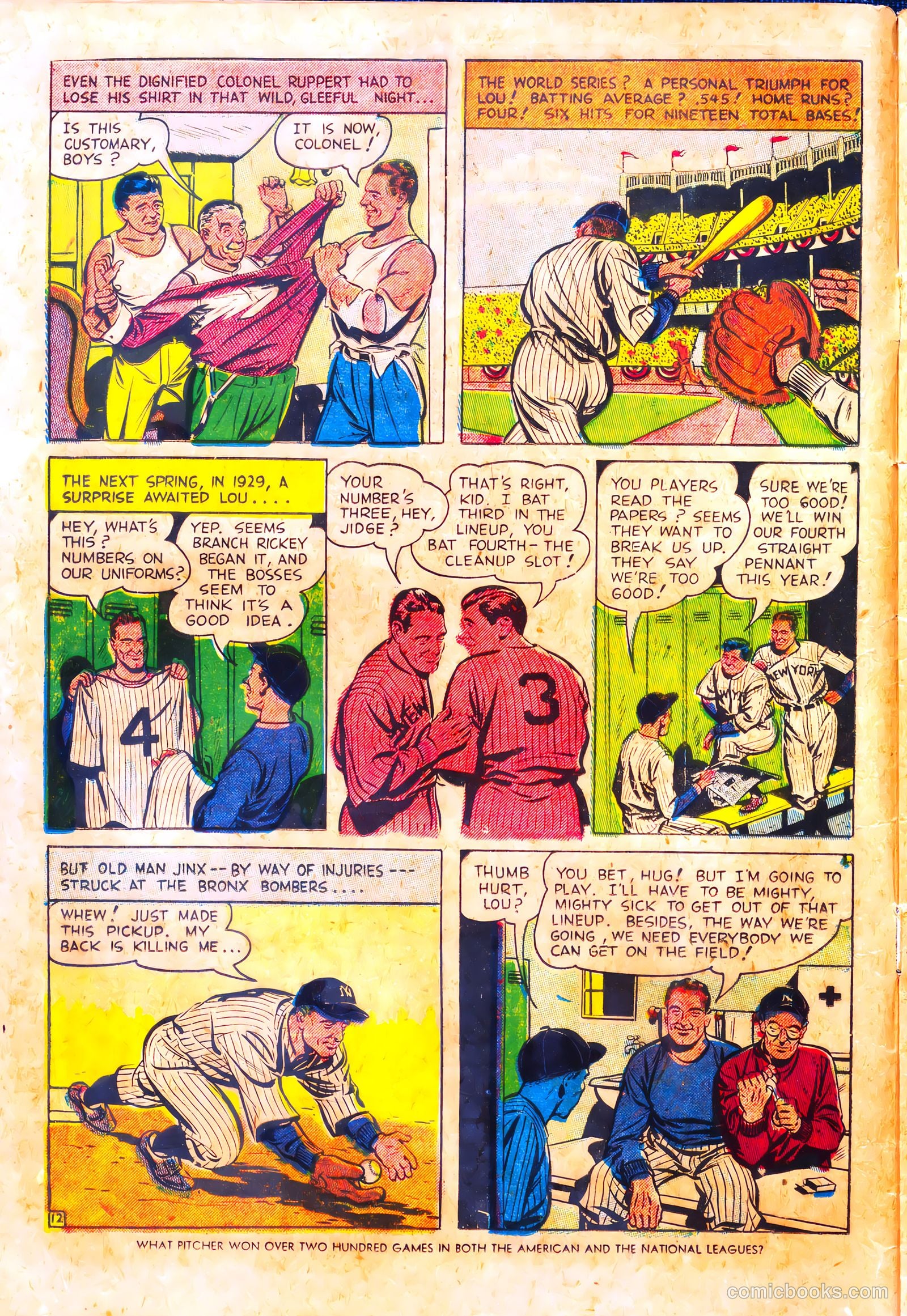 Pride of the Yankees #nn (1949) — page 14 of 36