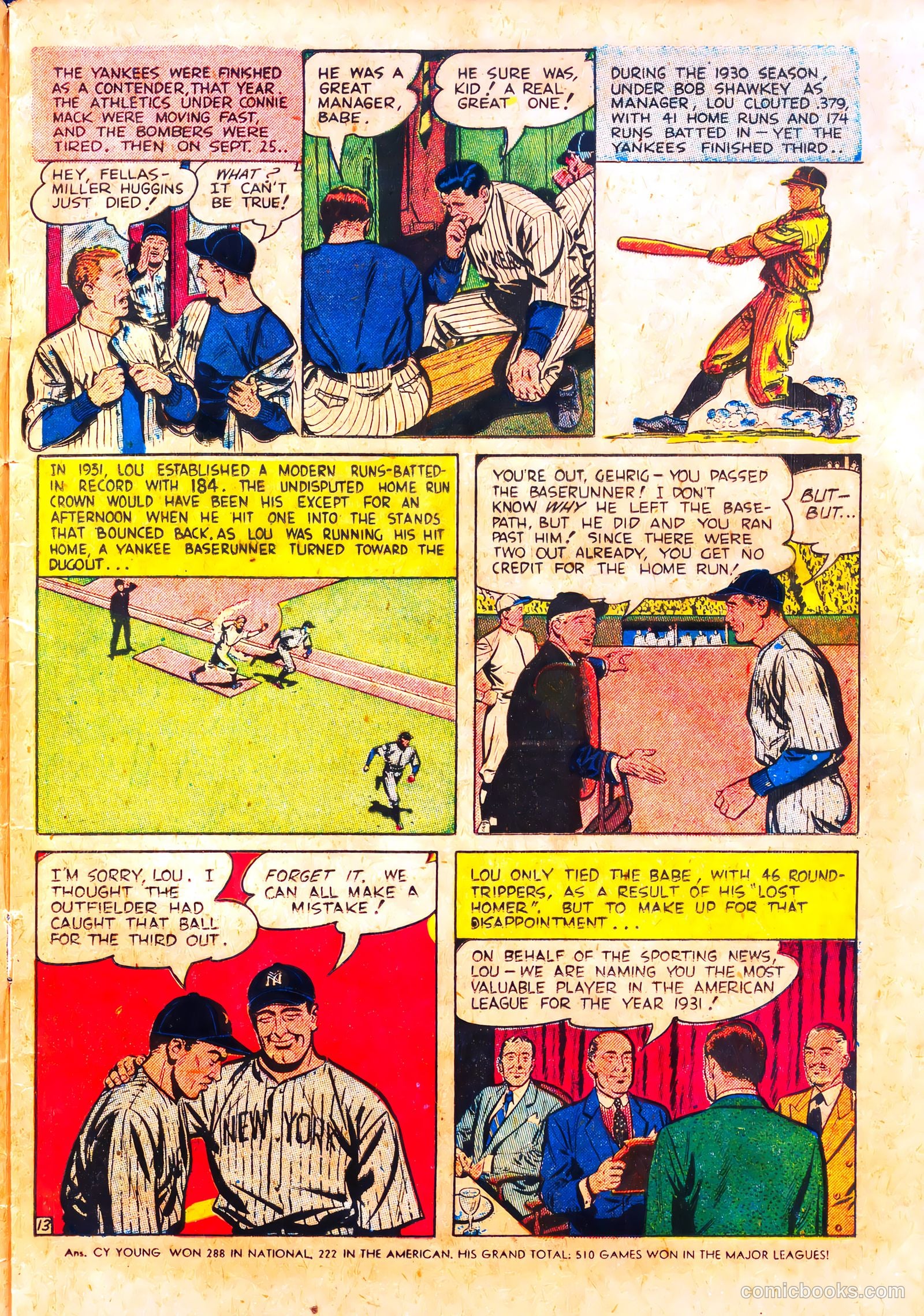 Pride of the Yankees #nn (1949) — page 15 of 36