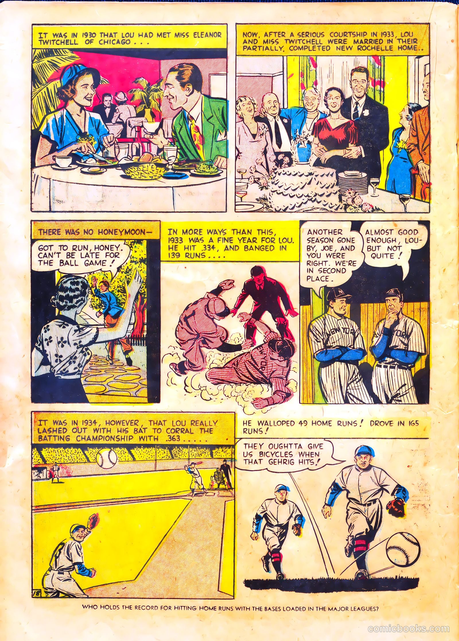 Pride of the Yankees #nn (1949) — page 20 of 36