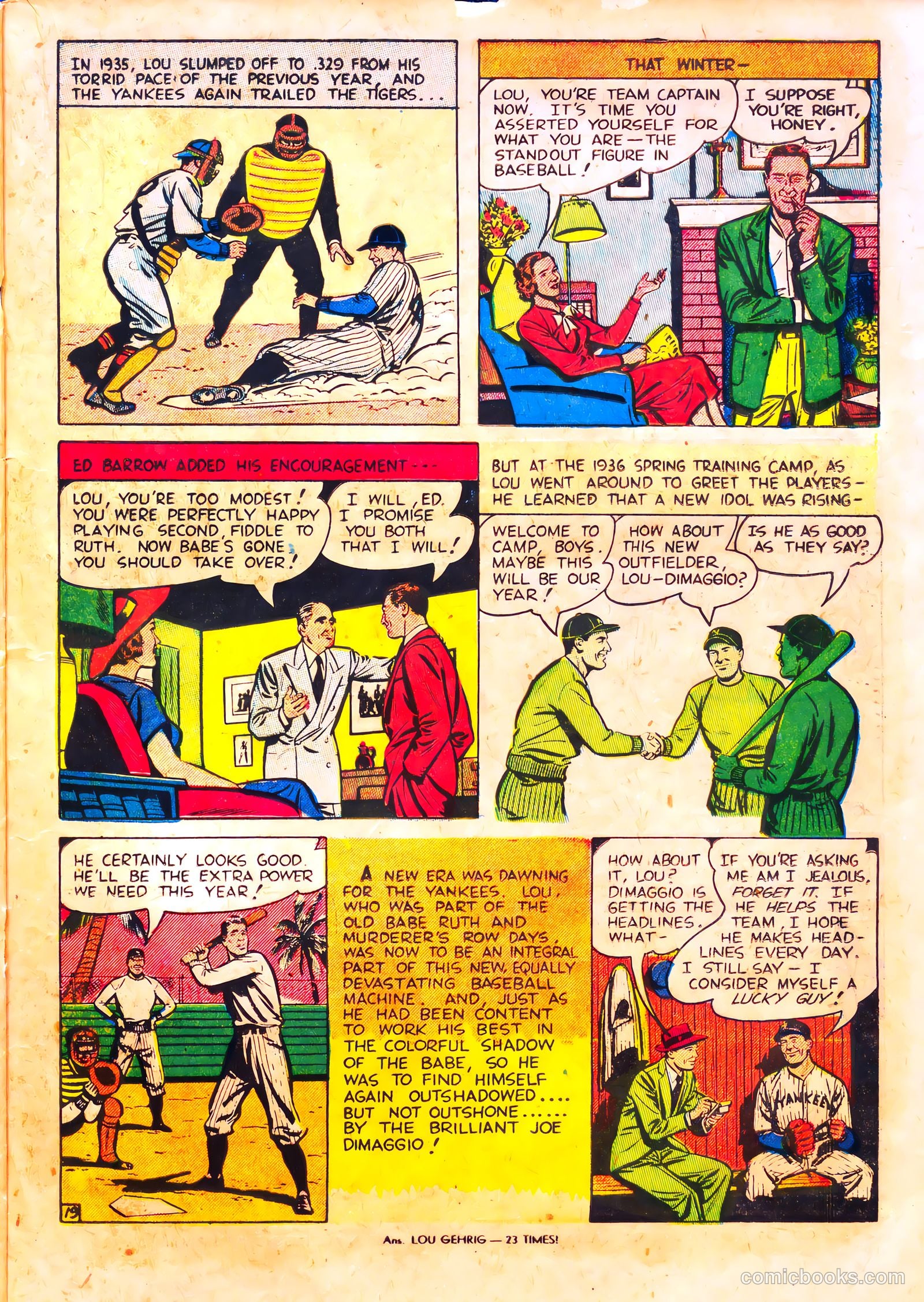 Pride of the Yankees #nn (1949) — page 21 of 36
