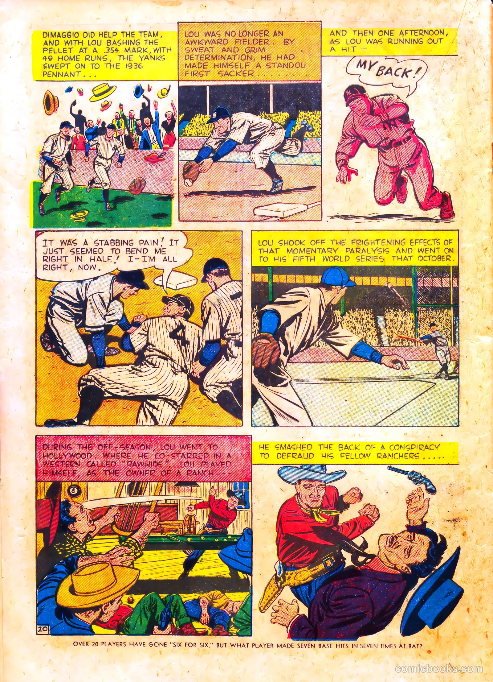 Pride of the Yankees #nn (1949) — page 22 of 36