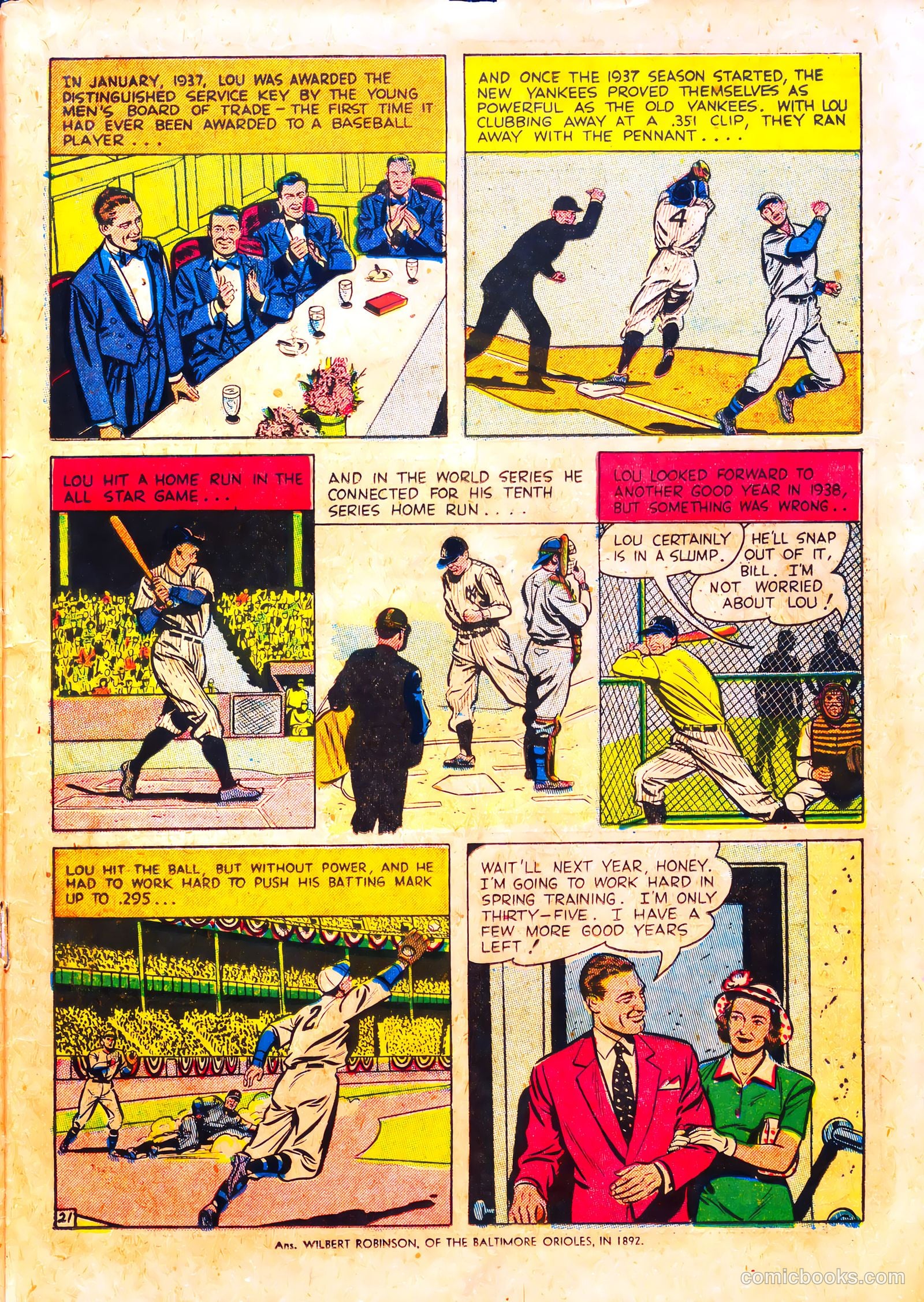 Pride of the Yankees #nn (1949) — page 23 of 36