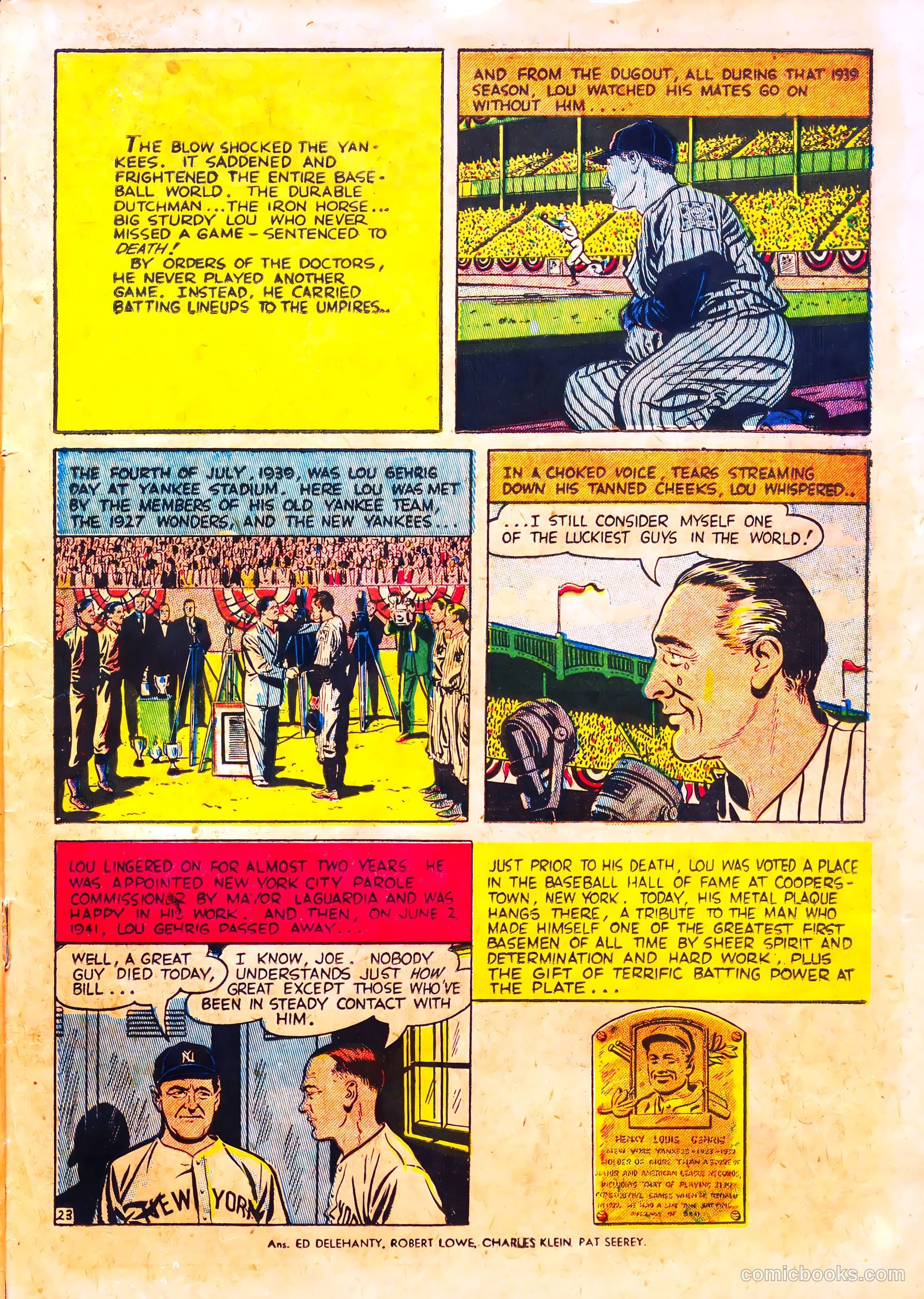 Pride of the Yankees #nn (1949) — page 25 of 36