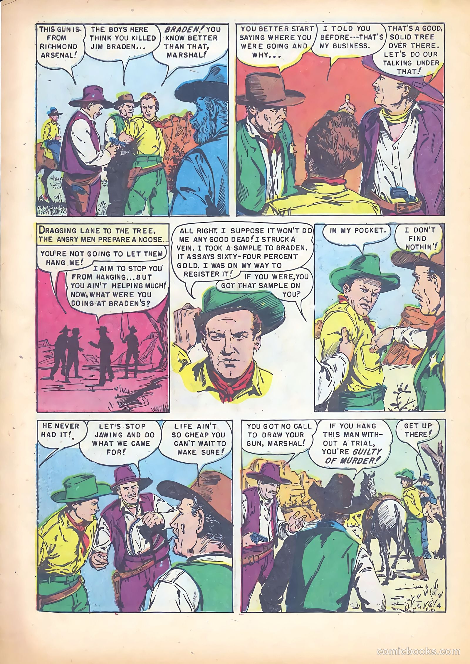 Red Mountain Featuring Quantrell's Raiders #nn (1952) — page 6 of 36