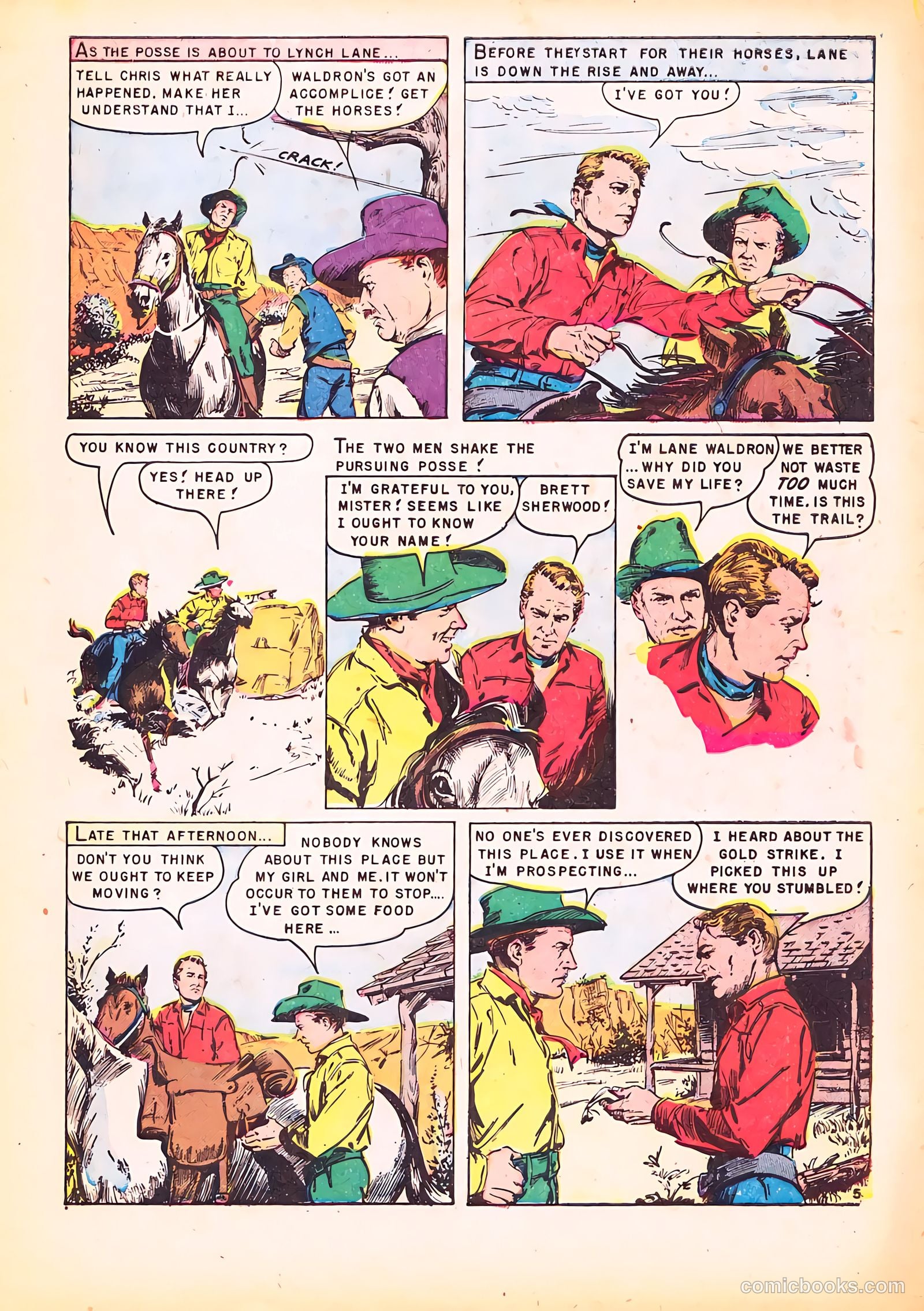 Red Mountain Featuring Quantrell's Raiders #nn (1952) — page 7 of 36