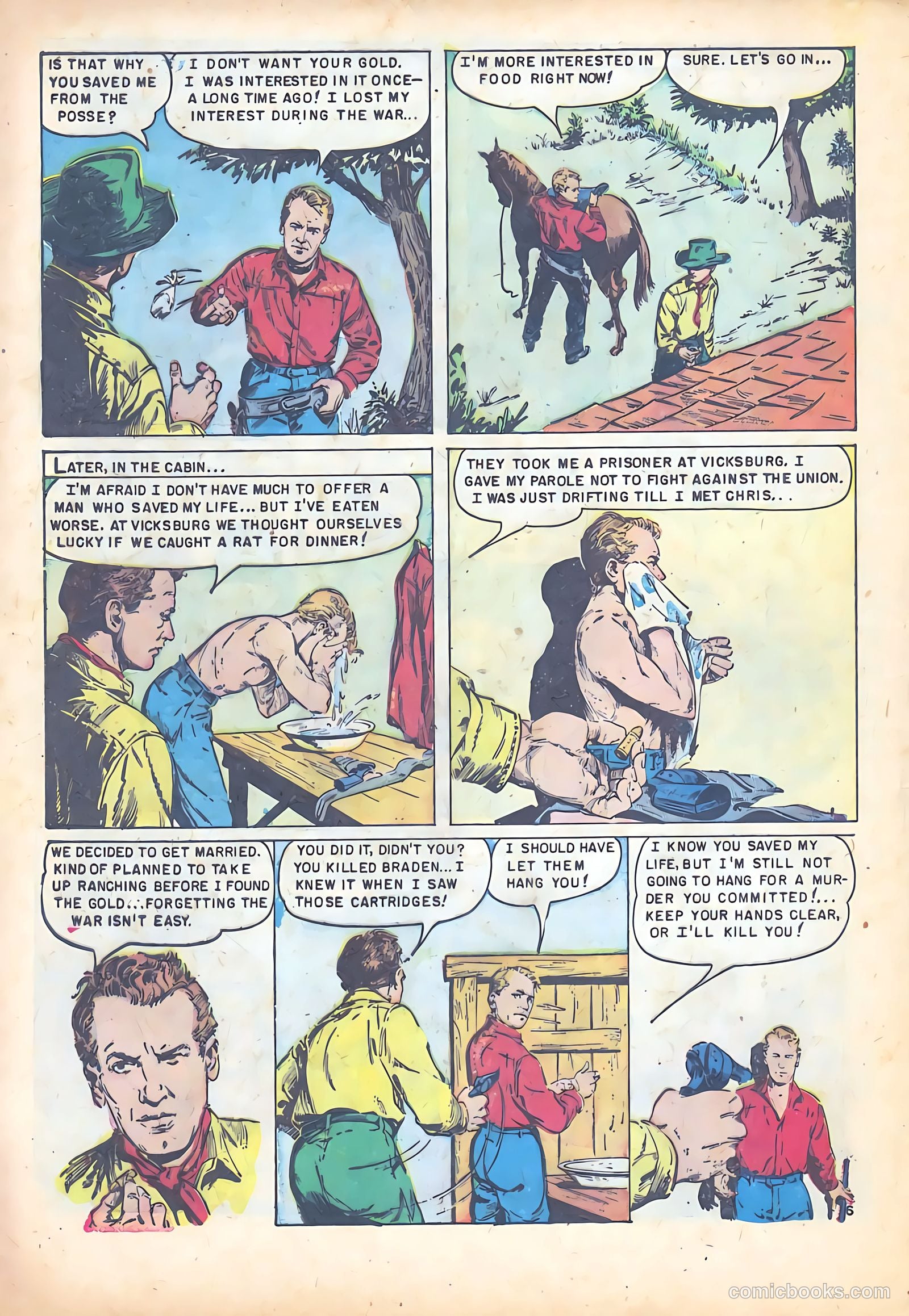 Red Mountain Featuring Quantrell's Raiders #nn (1952) — page 8 of 36