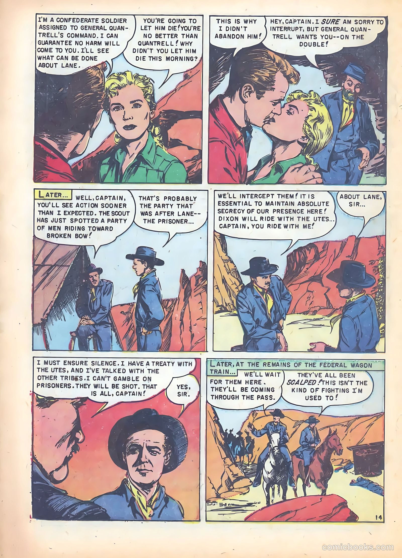 Red Mountain Featuring Quantrell's Raiders #nn (1952) — page 20 of 36