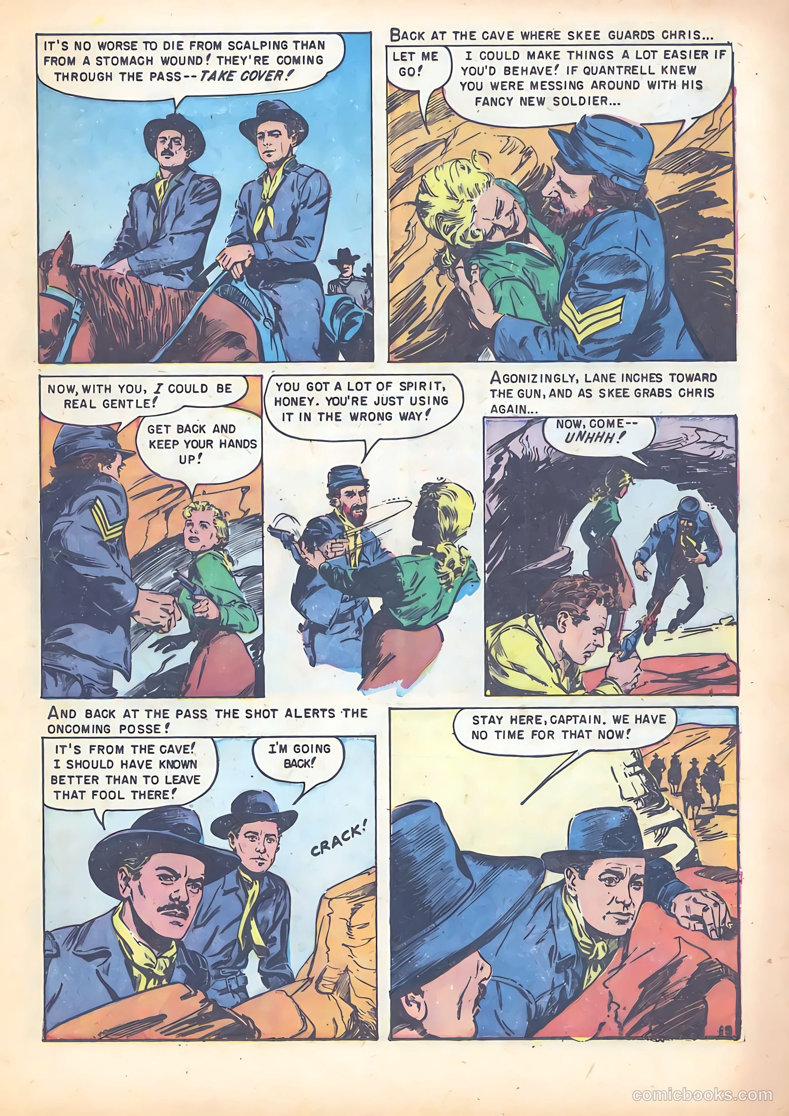 Red Mountain Featuring Quantrell's Raiders #nn (1952) — page 21 of 36