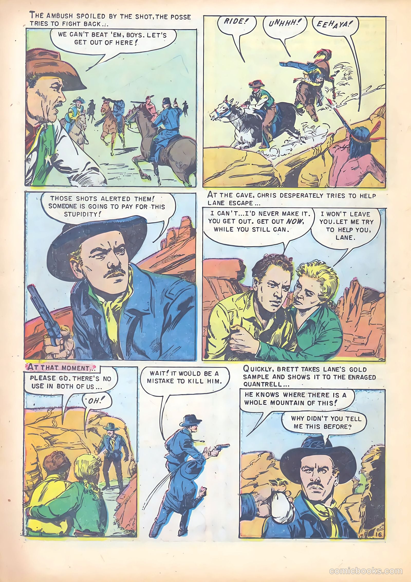 Red Mountain Featuring Quantrell's Raiders #nn (1952) — page 22 of 36