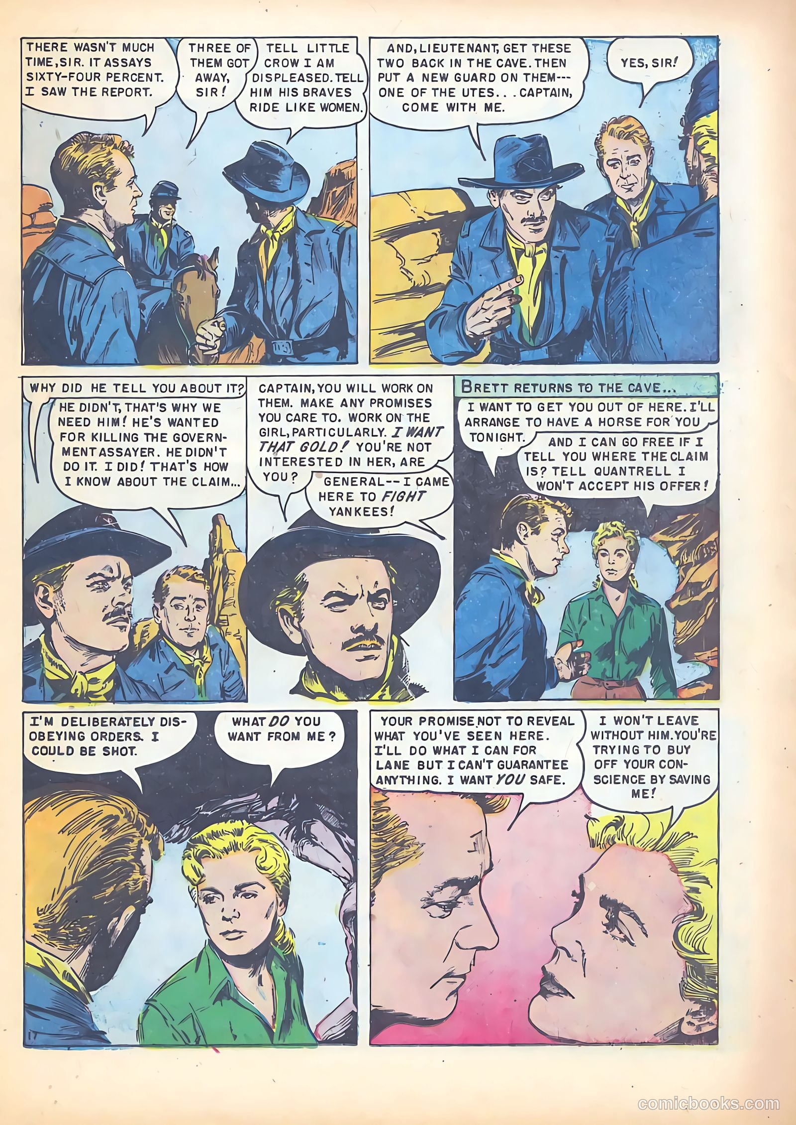 Red Mountain Featuring Quantrell's Raiders #nn (1952) — page 23 of 36