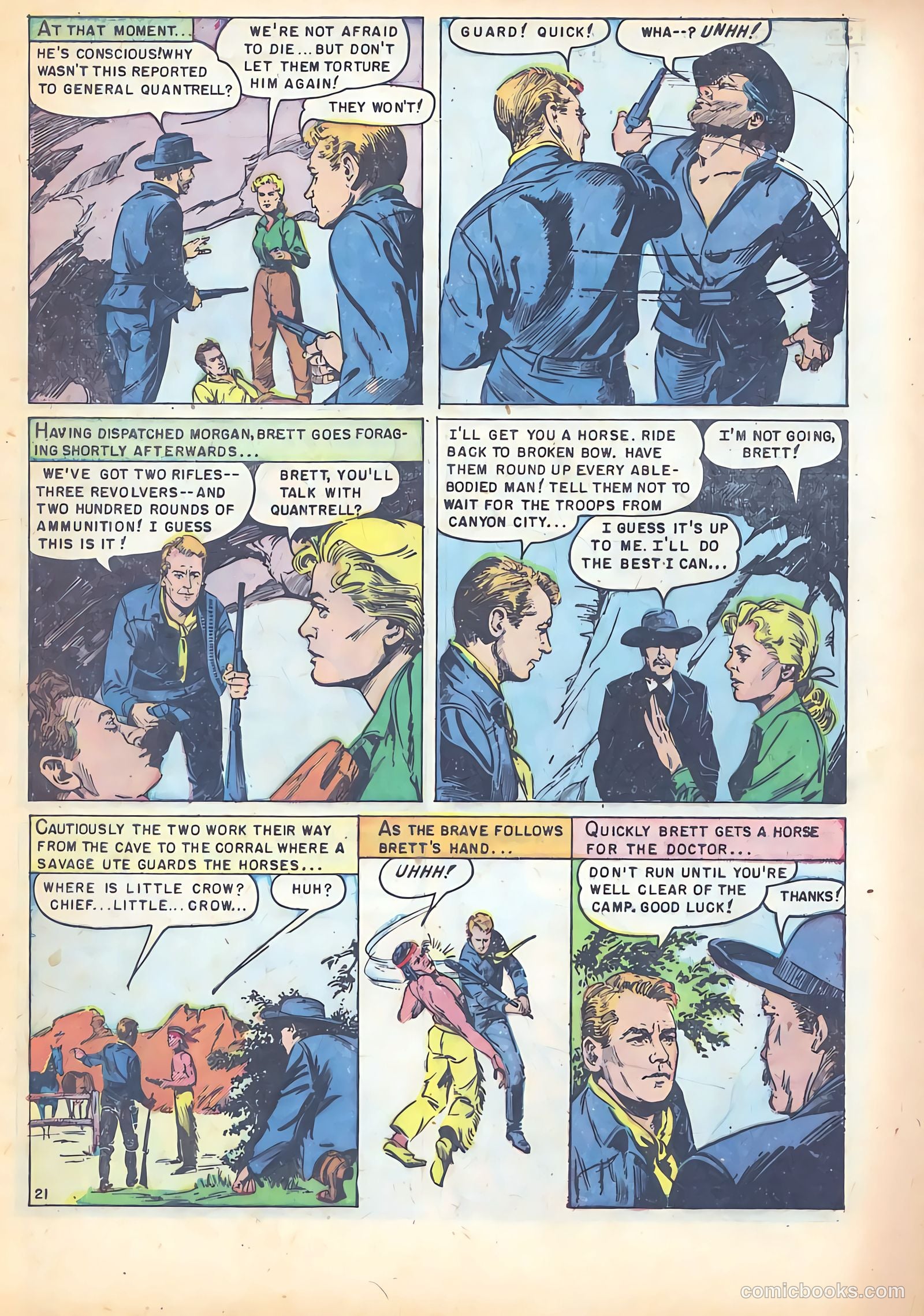 Red Mountain Featuring Quantrell's Raiders #nn (1952) — page 29 of 36