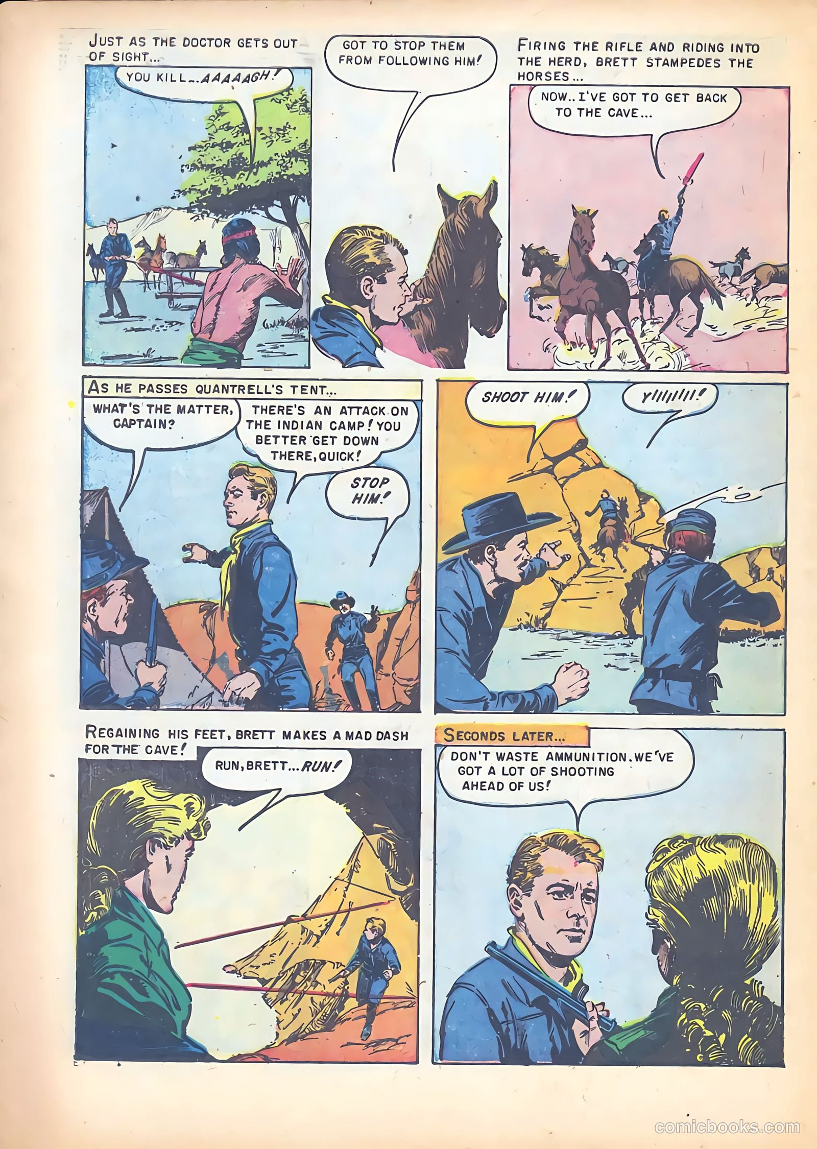 Red Mountain Featuring Quantrell's Raiders #nn (1952) — page 30 of 36