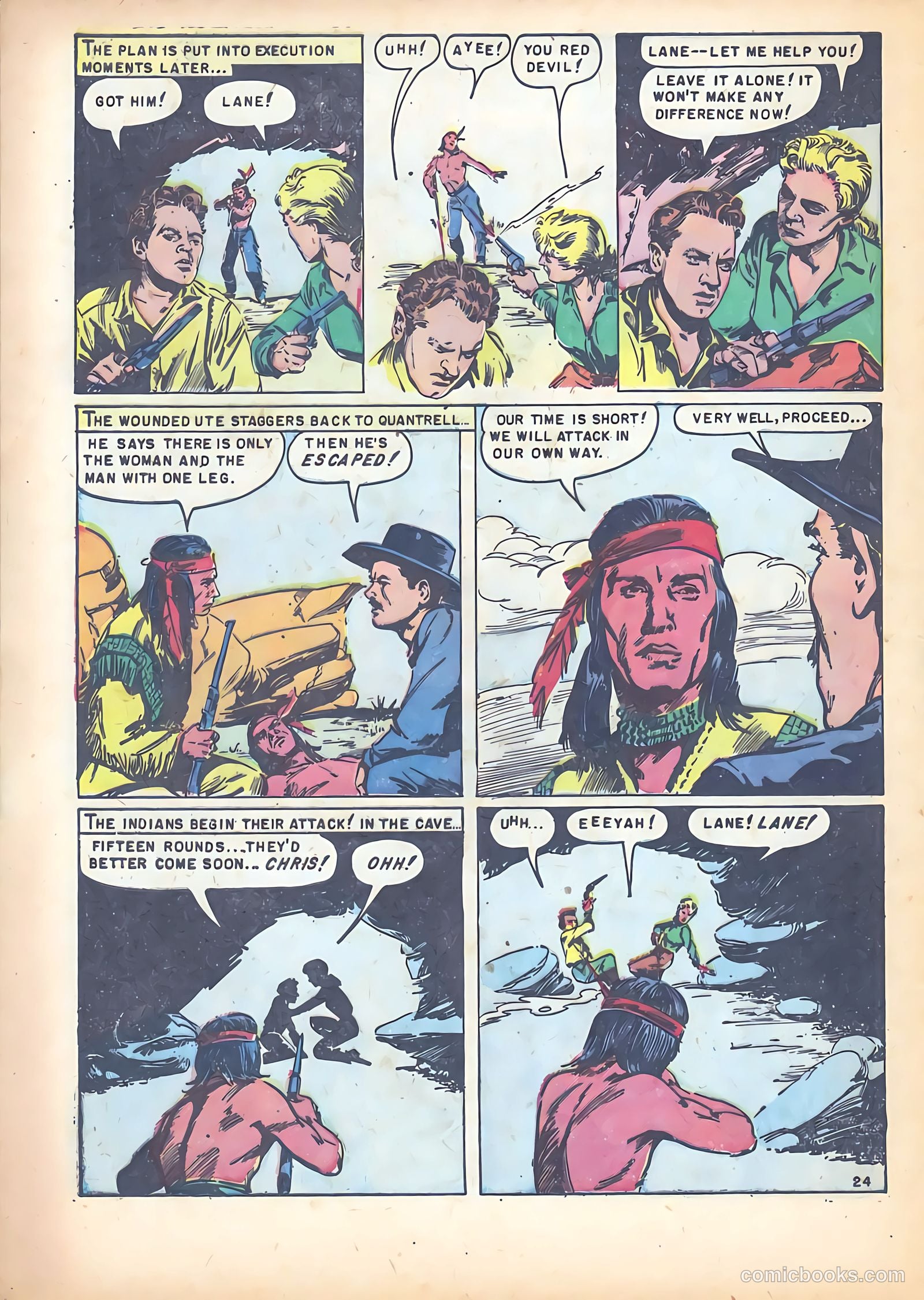 Red Mountain Featuring Quantrell's Raiders #nn (1952) — page 32 of 36