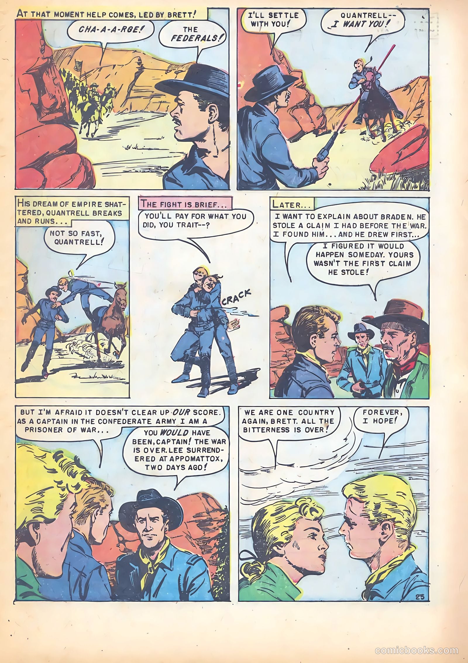 Red Mountain Featuring Quantrell's Raiders #nn (1952) — page 33 of 36