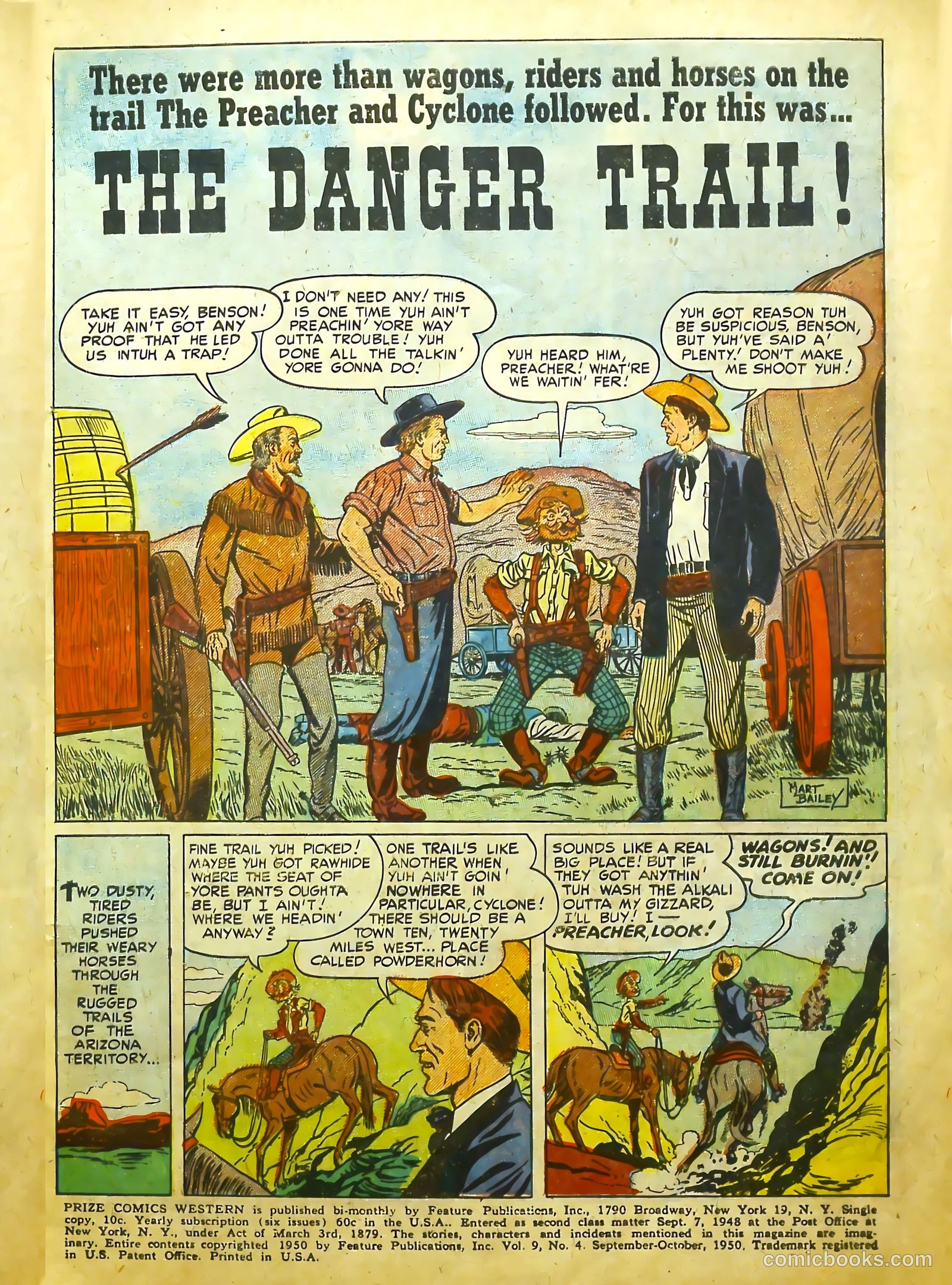 Prize Comics Western #83 (1950) — page 3 of 53