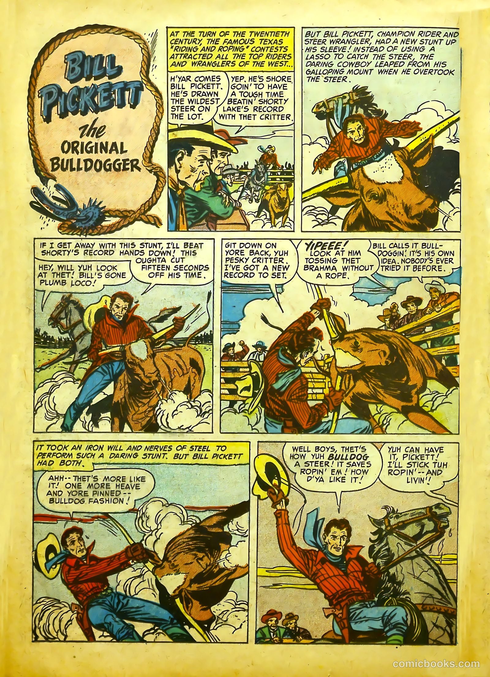 Prize Comics Western #83 (1950) — page 22 of 53
