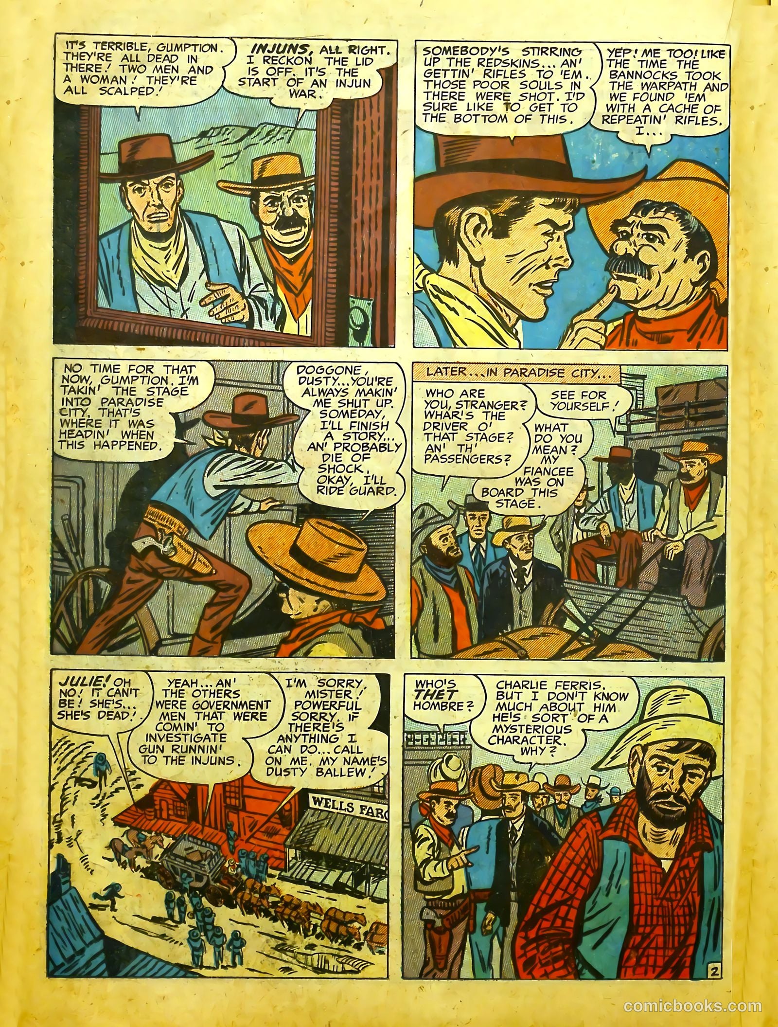 Prize Comics Western #83 (1950) — page 24 of 53
